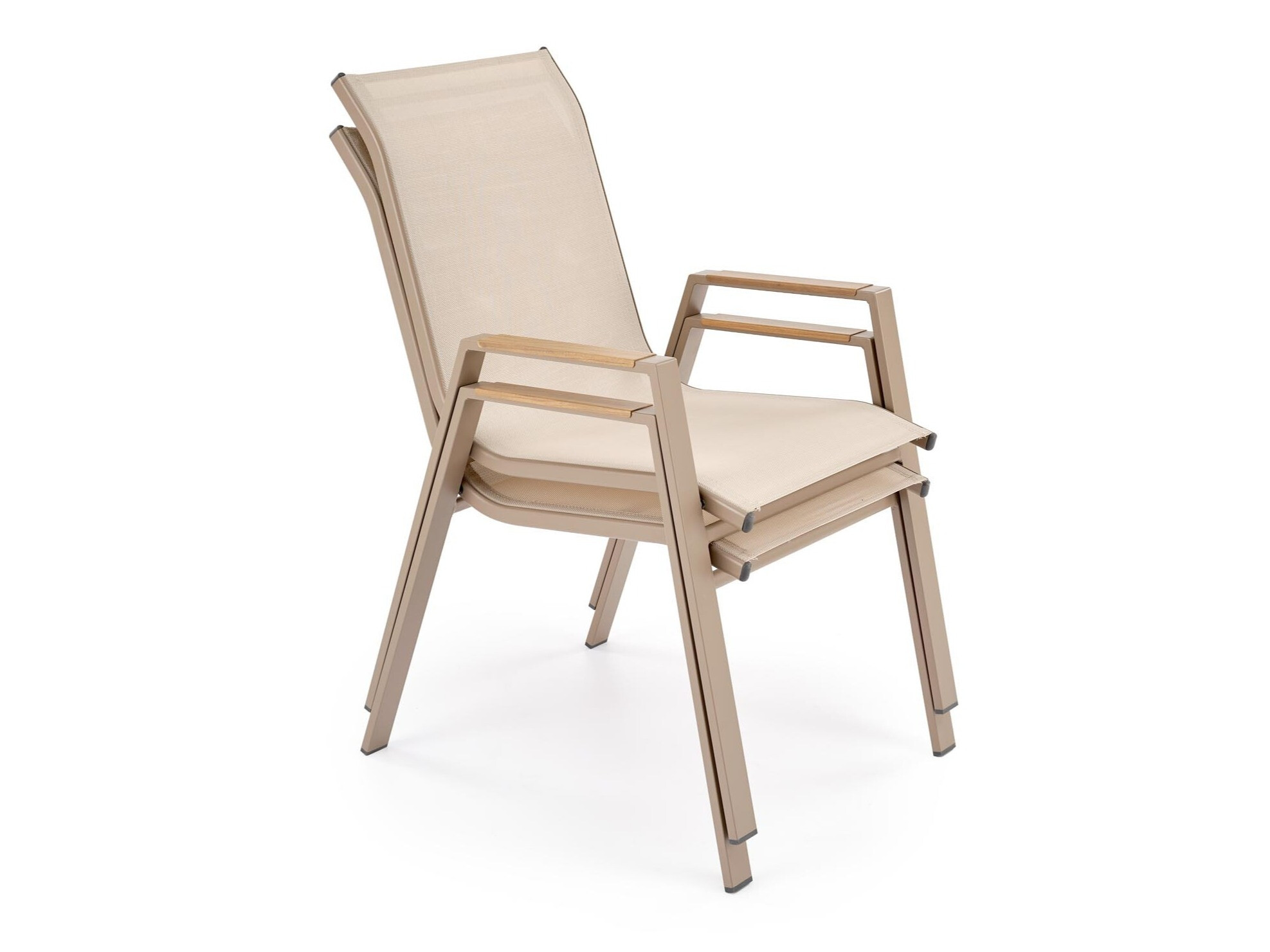Chaise de jardin Houston 2140 (Beige + Cappuccino)