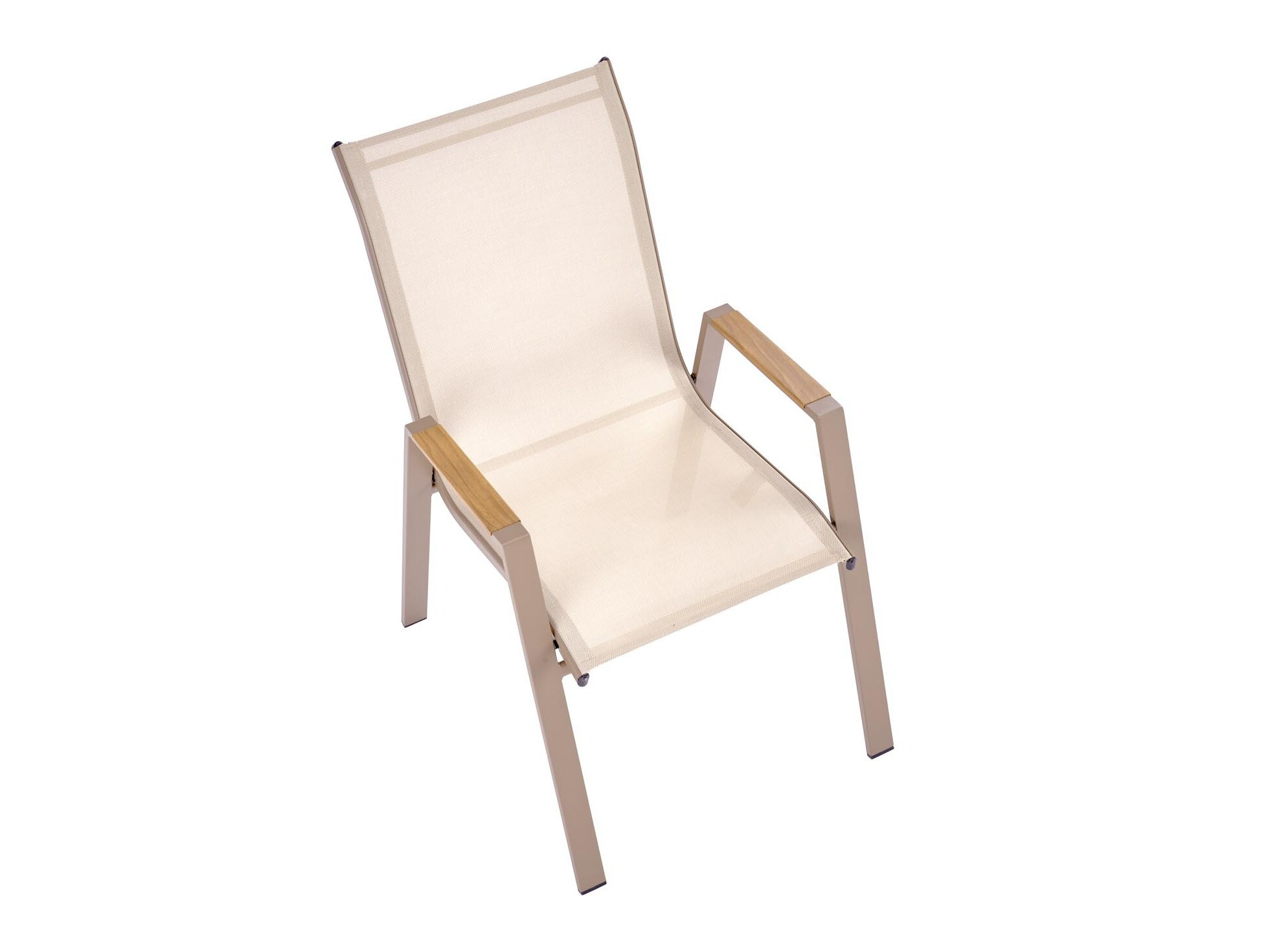 Chaise de jardin Houston 2140 (Beige + Cappuccino)