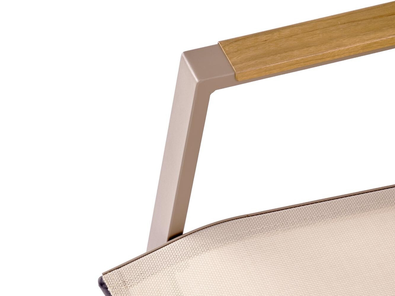 Chaise de jardin Houston 2140 (Beige + Cappuccino)