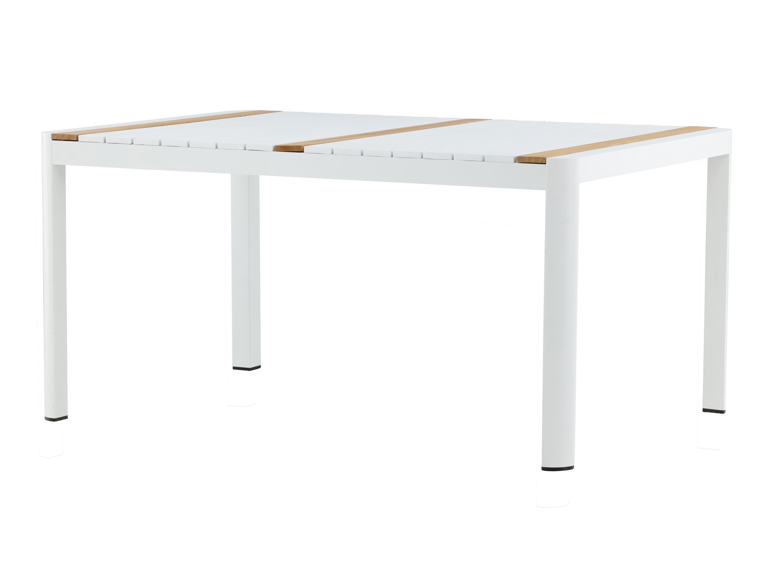 Ensemble table et chaises Dallas 5318 (Blanc + Teck)