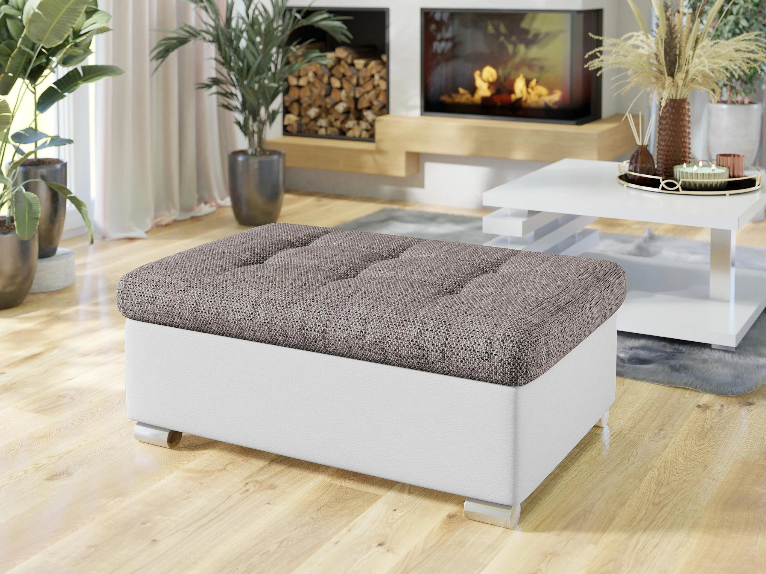 Banc rembourré Comfivo Gemma I (Soft 017 + Lawa 05)