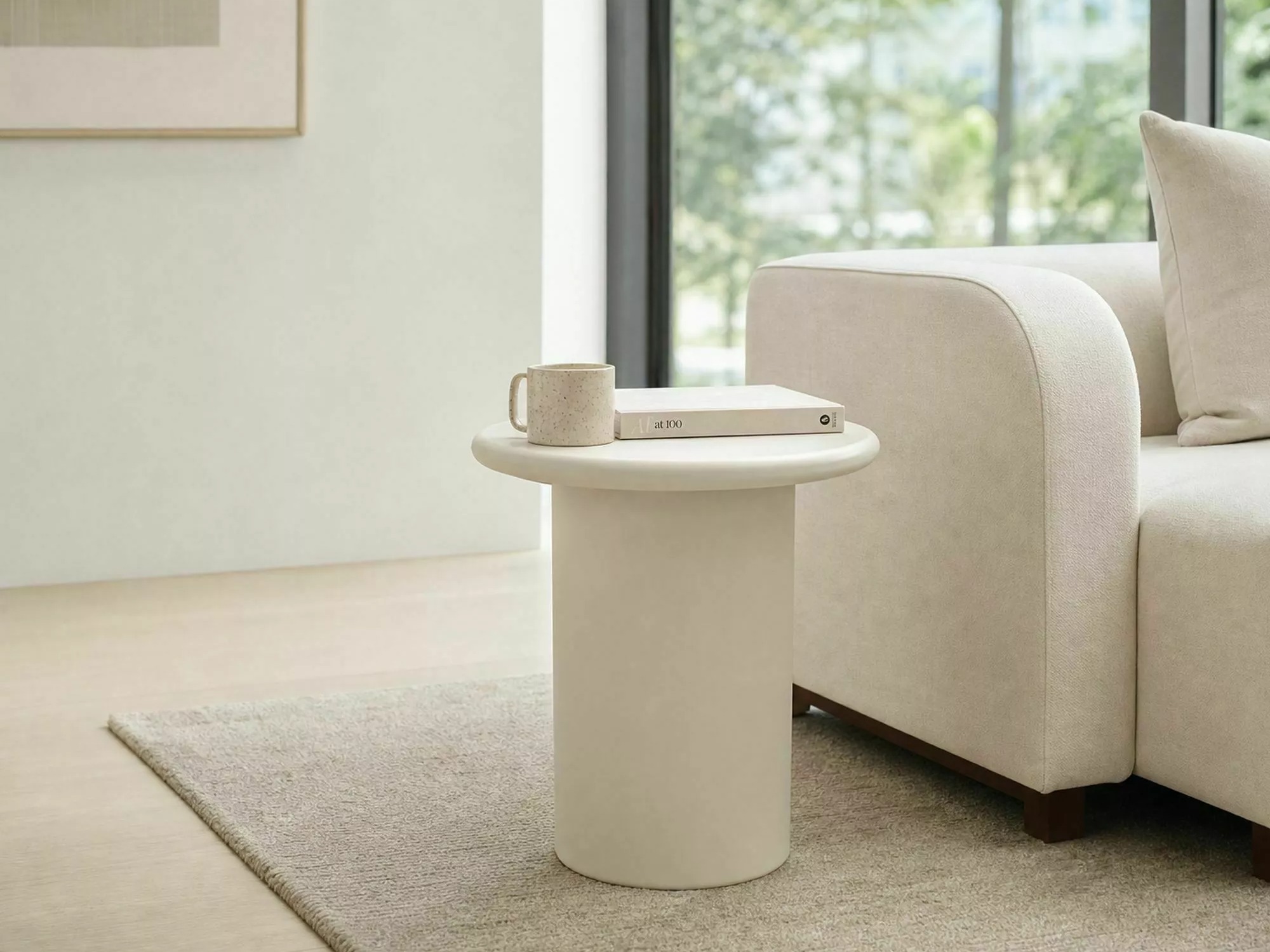 Table d'appoint Detroit 1002 (Beige clair)