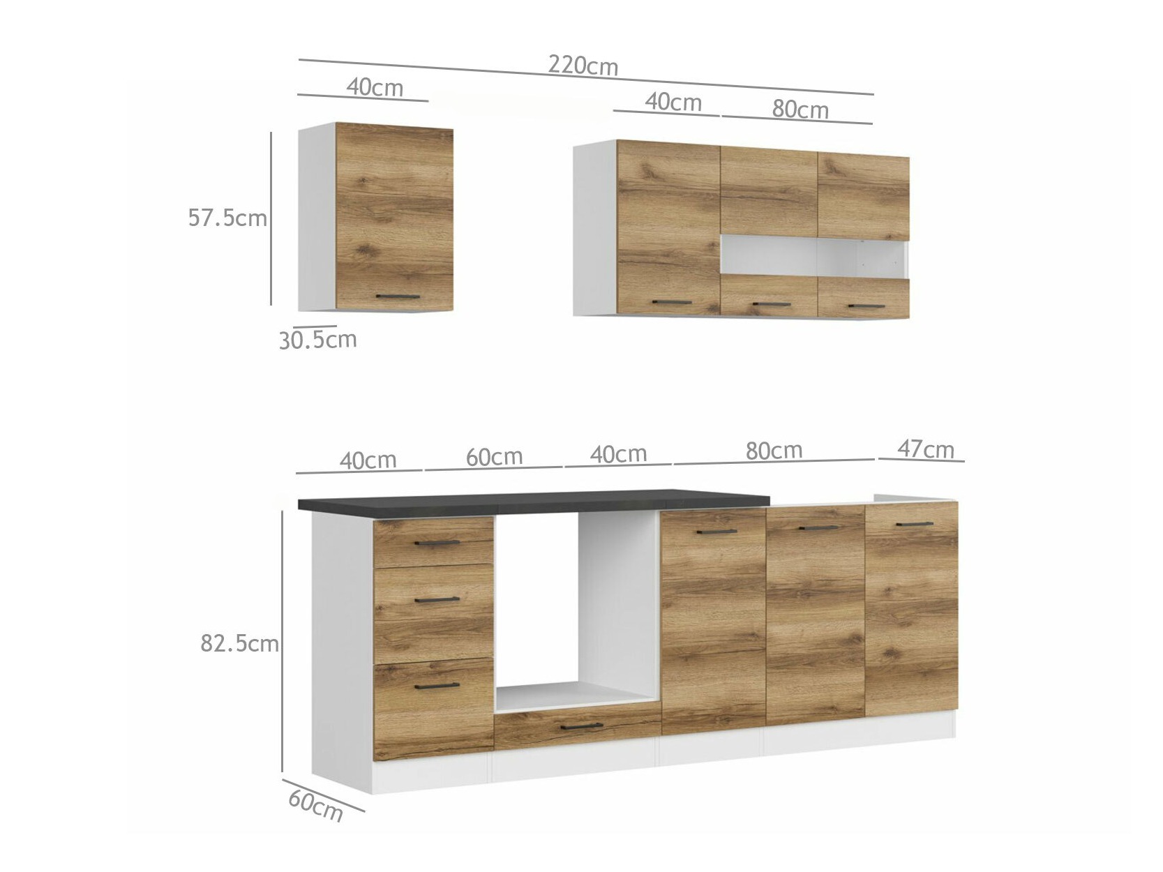 Cuisine complète modulaire Dela 114