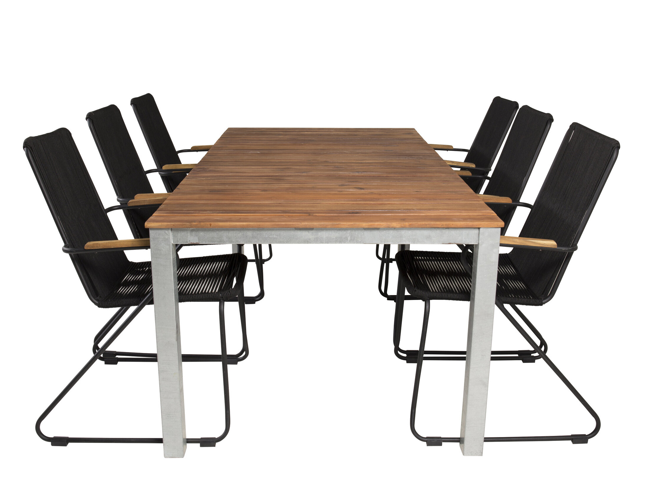 Ensemble table et chaises Dallas 5320 (Noir)