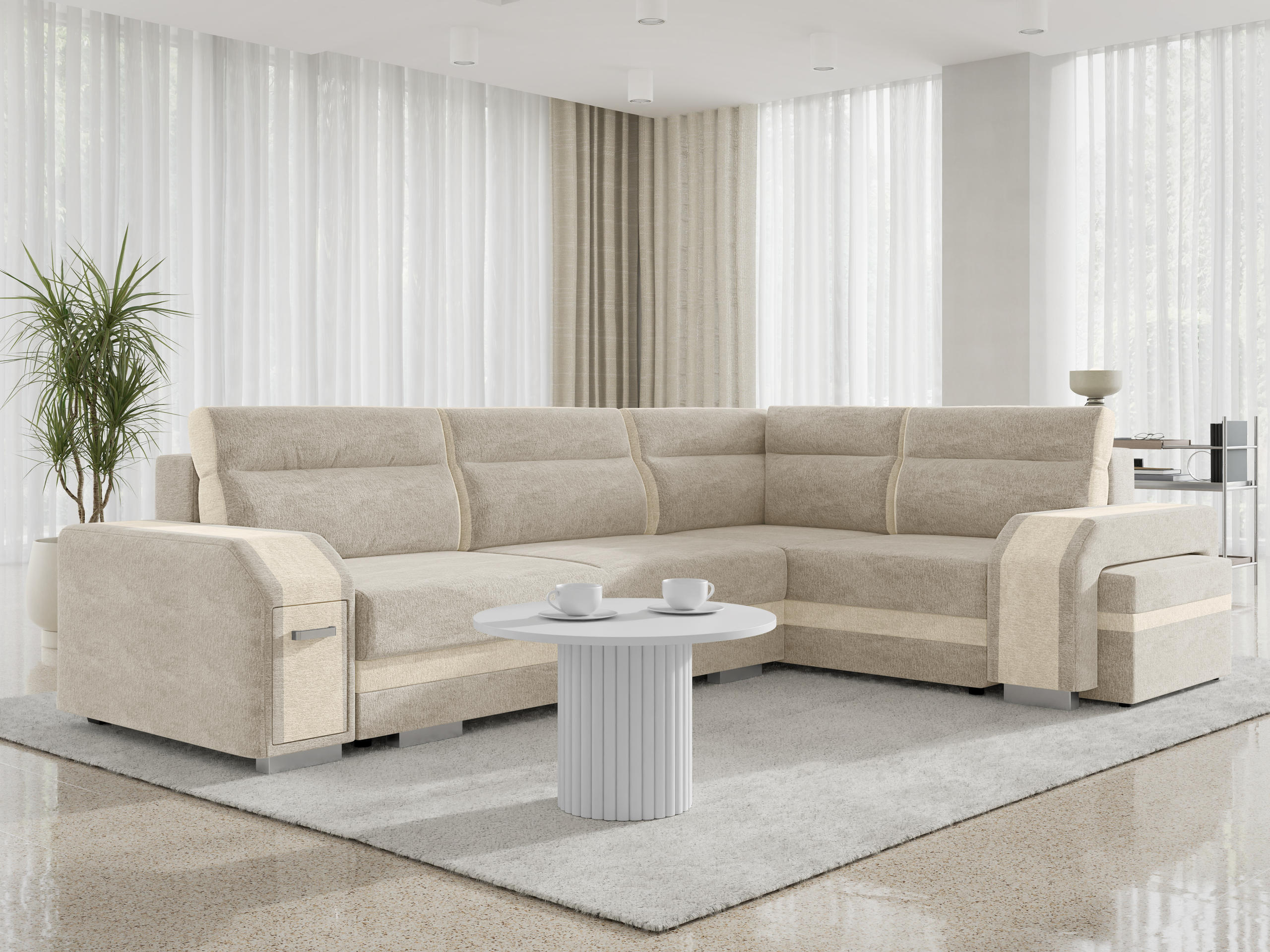 Canapé d'angle Kingsport 117 (Nazar 225.02 + Nazar 225.01)
