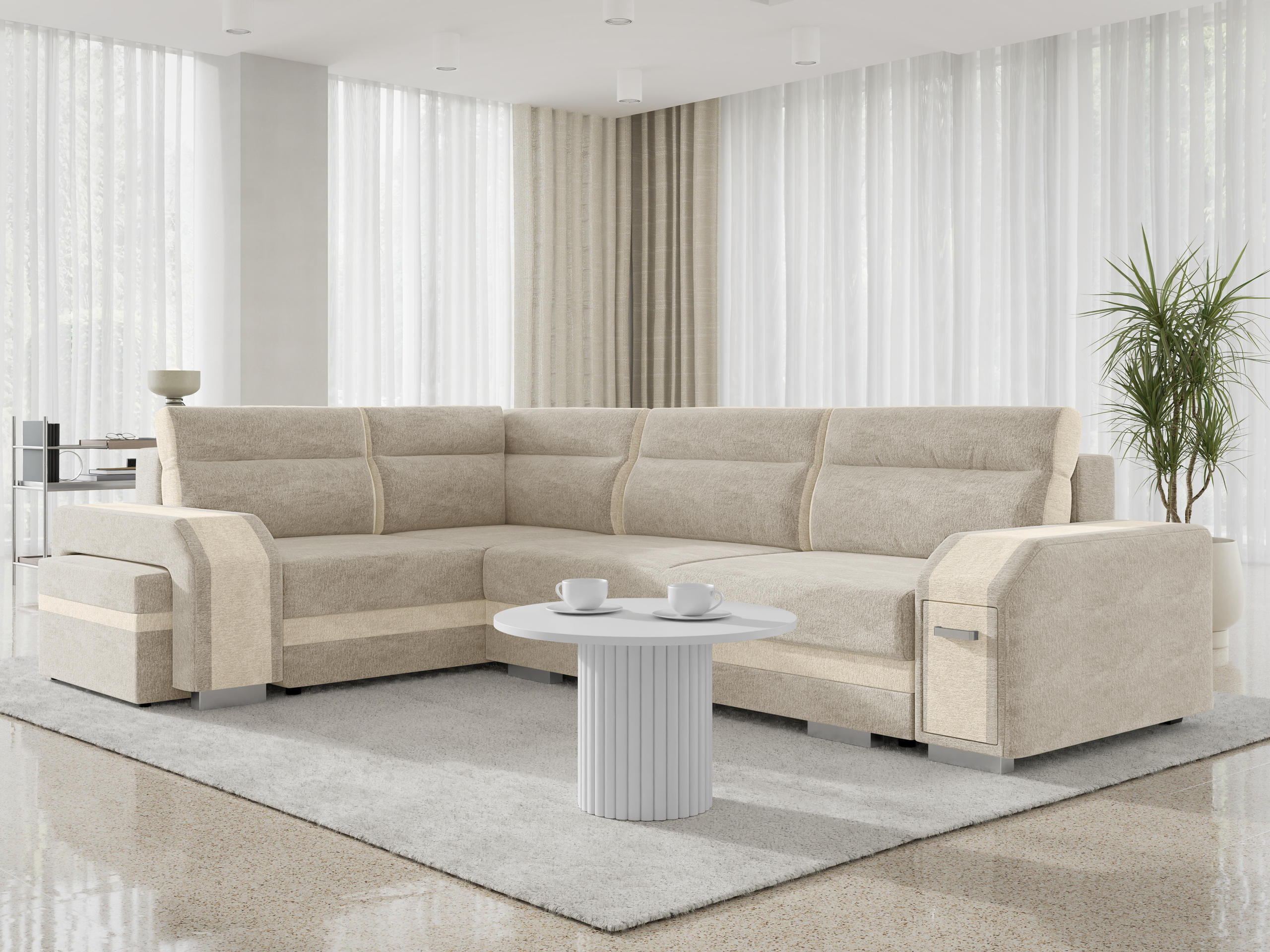 Canapé d'angle Kingsport 117 (Nazar 225.02 + Nazar 225.01)