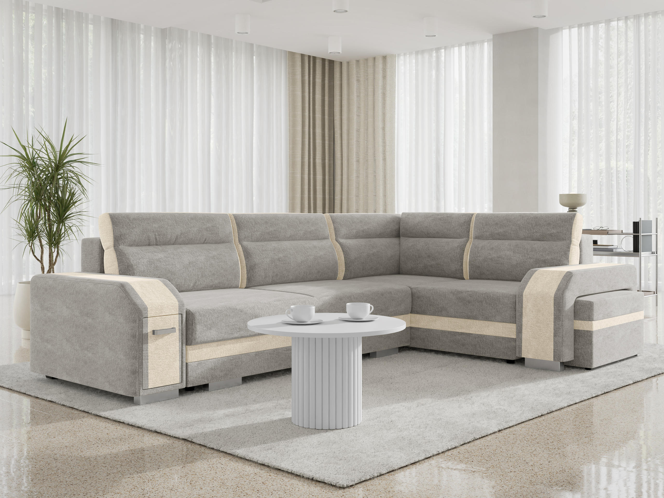 Canapé d'angle Kingsport 117 (Nazar 225.03 + Nazar 225.01)