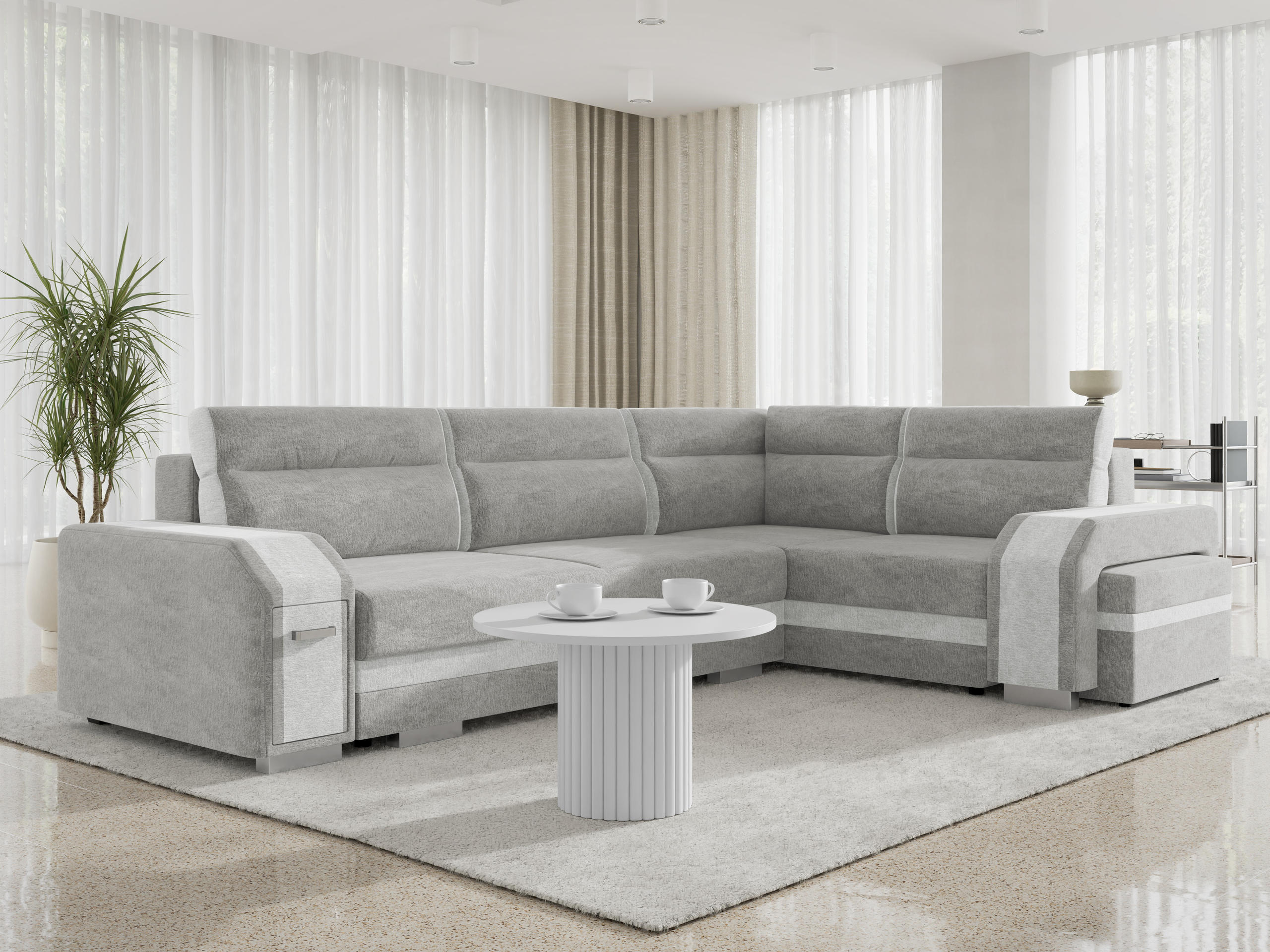 Canapé d'angle Kingsport 117 (Nazar 225.05 + Nazar 225.04)