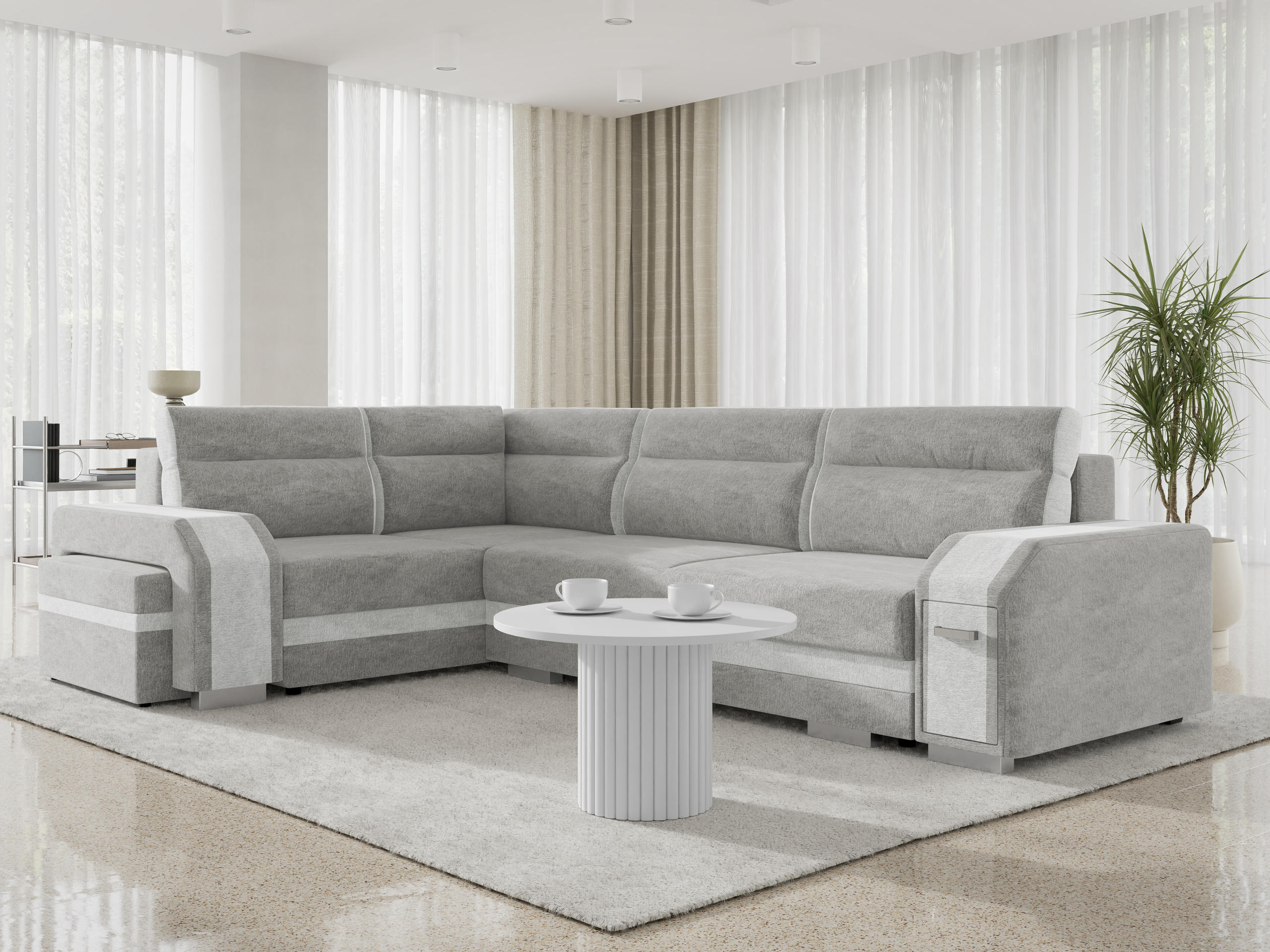 Canapé d'angle Kingsport 117 (Nazar 225.05 + Nazar 225.04)