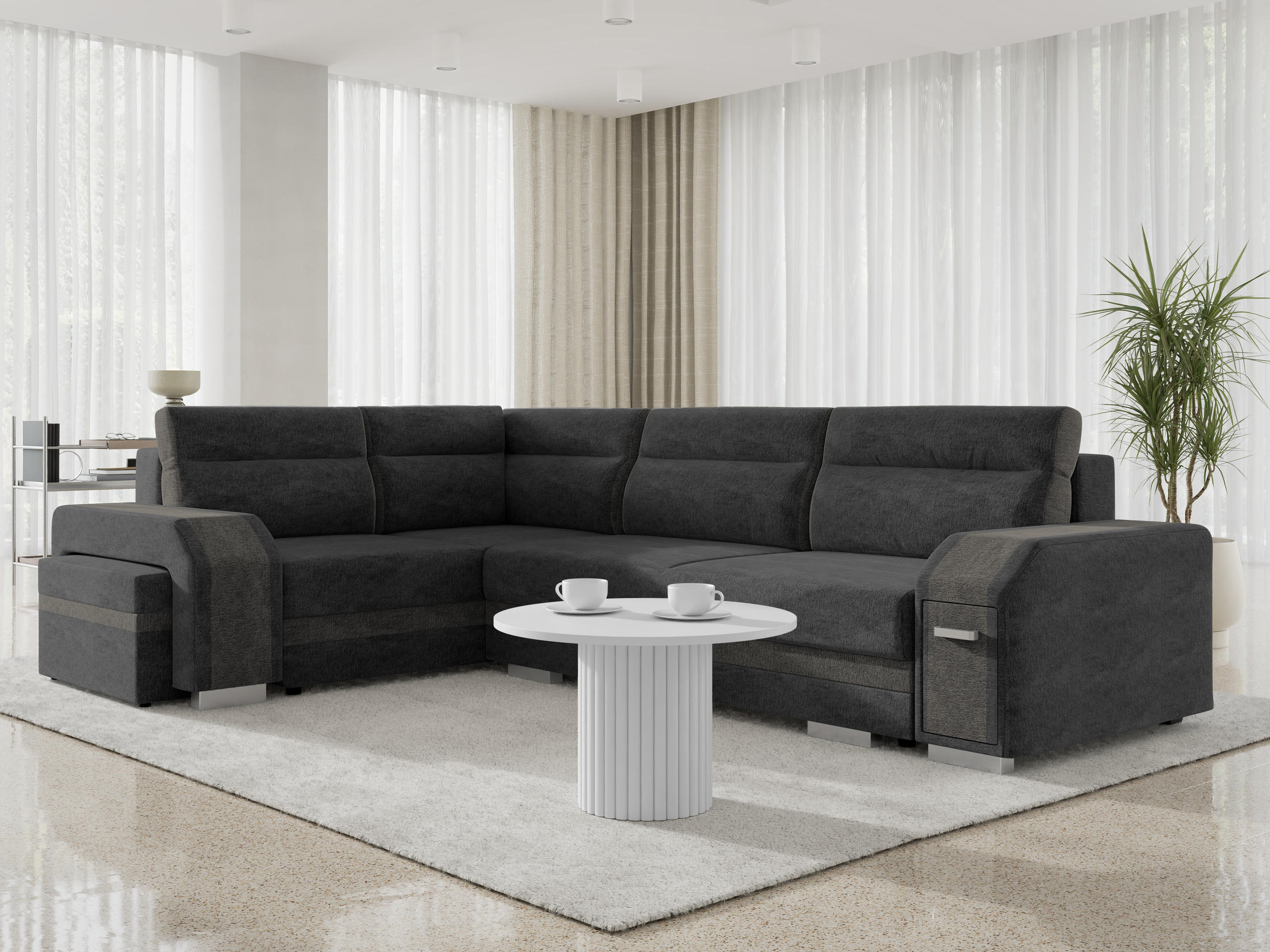 Canapé d'angle Kingsport 117 (Nazar 225.07 + Nazar 225.06)
