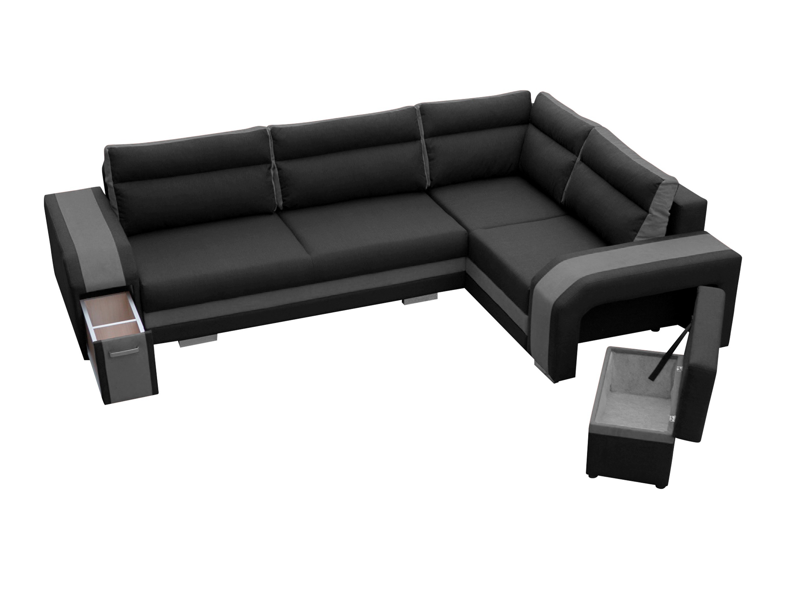 Canapé d'angle Kingsport 117 (Nazar 225.02 + Nazar 225.01)