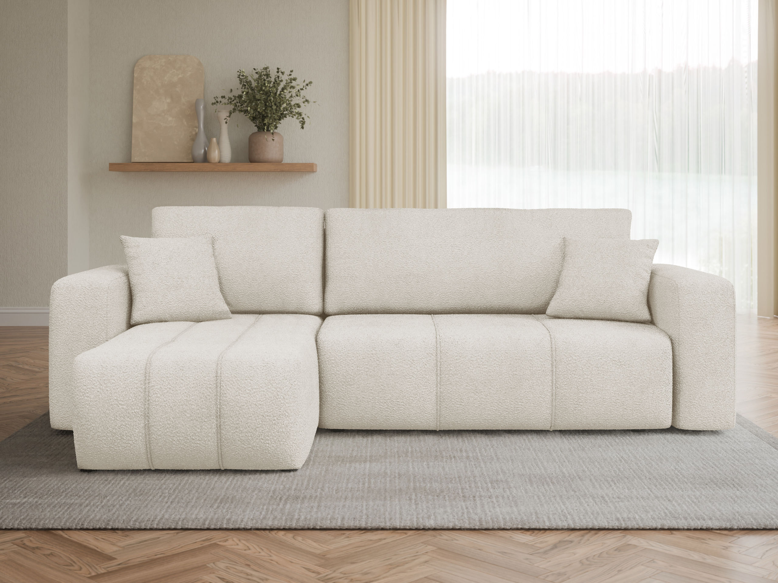 Canapé d'angle Comfivo Laurus (Coral 65)