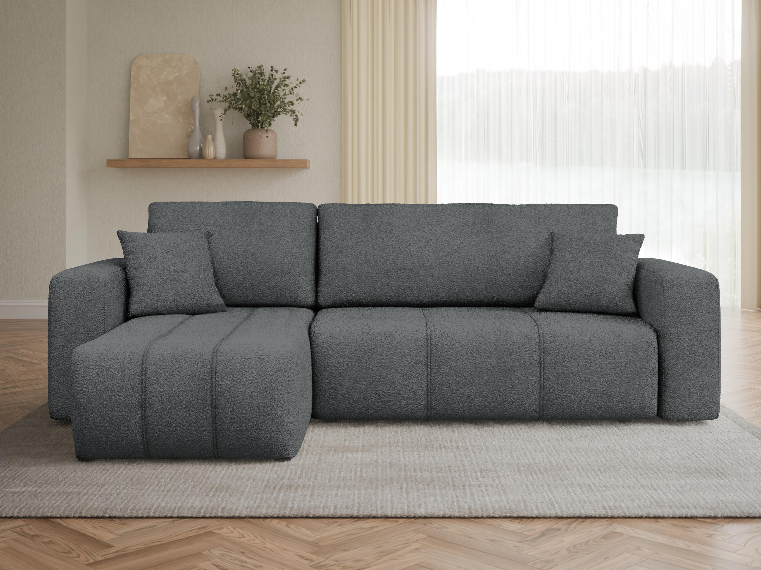 Canapé d'angle Comfivo Laurus (Coral 80)