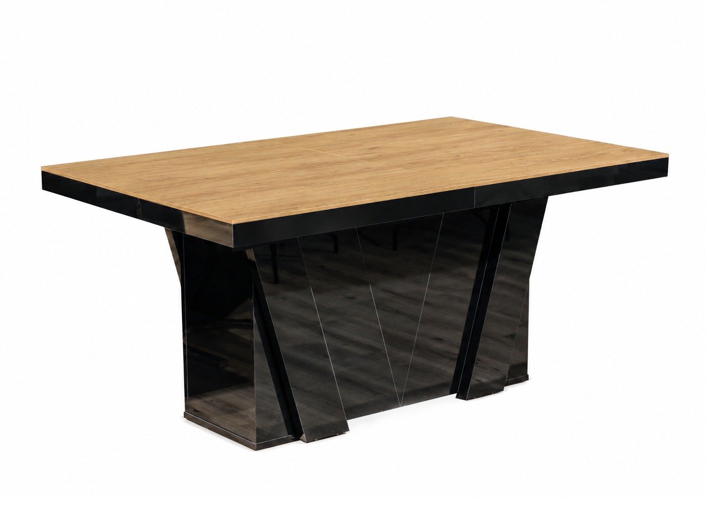 Table Hoboken 101 (Chêne + Noir brillant)