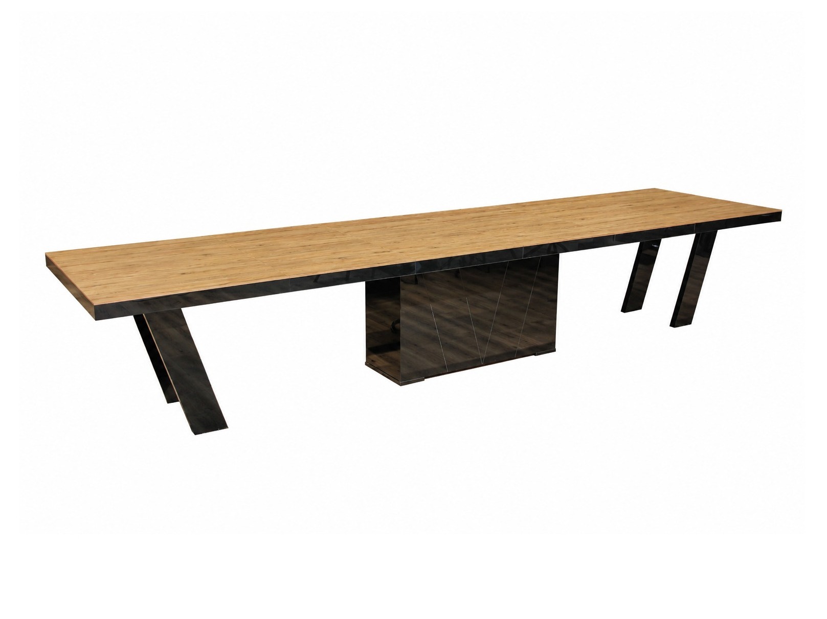 Table Hoboken 101 (Chêne + Noir brillant)