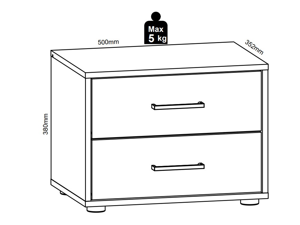 Table de chevet Nudali 101