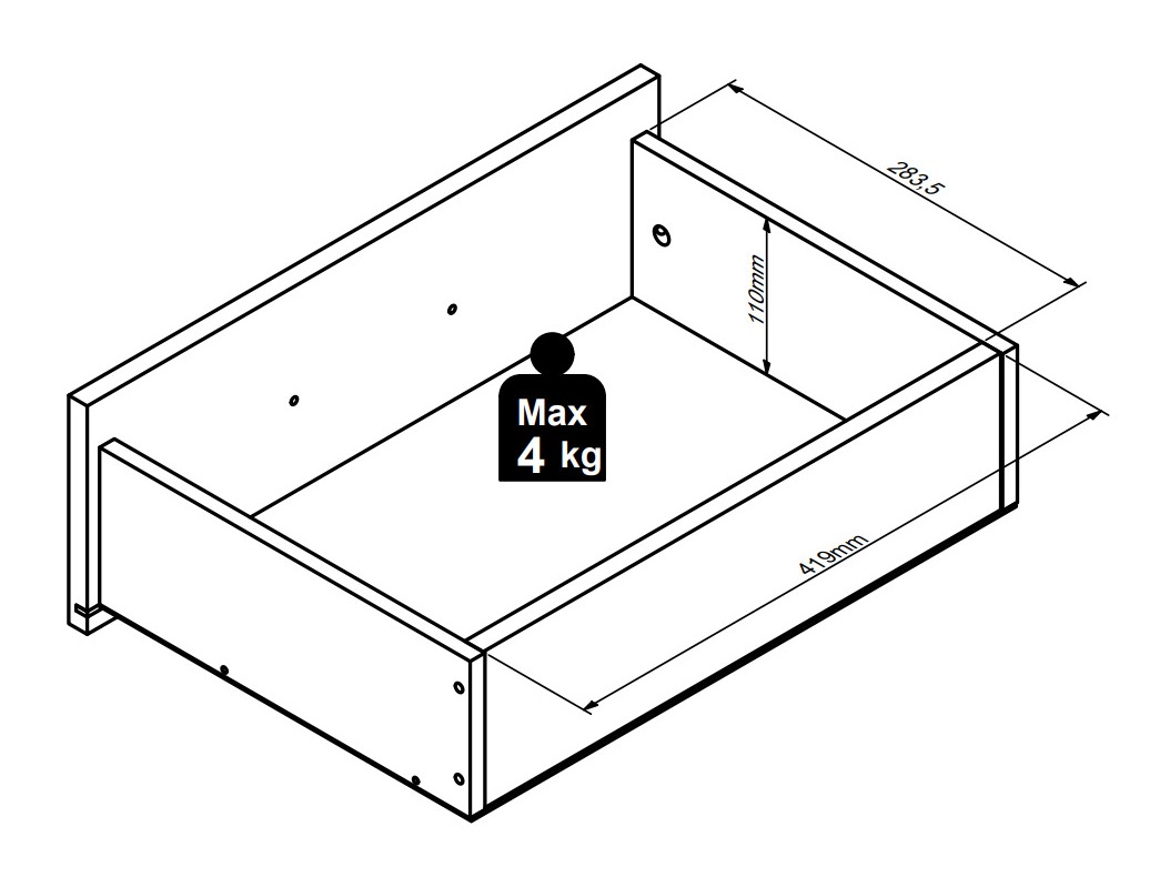 Table de chevet Nudali 101