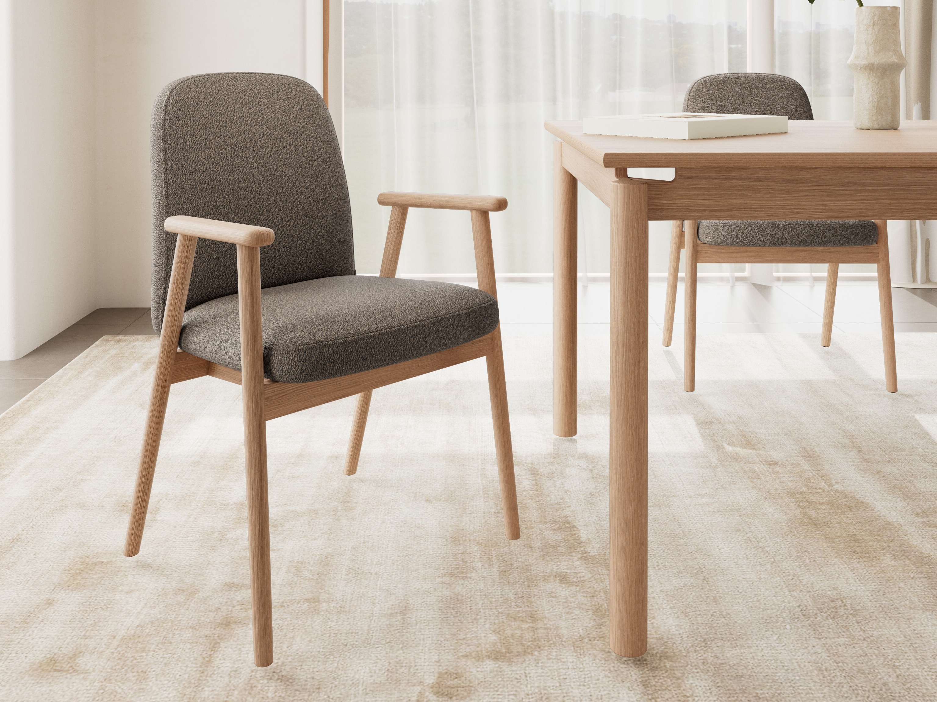 Chaise Norsica 1090 (Taupe)