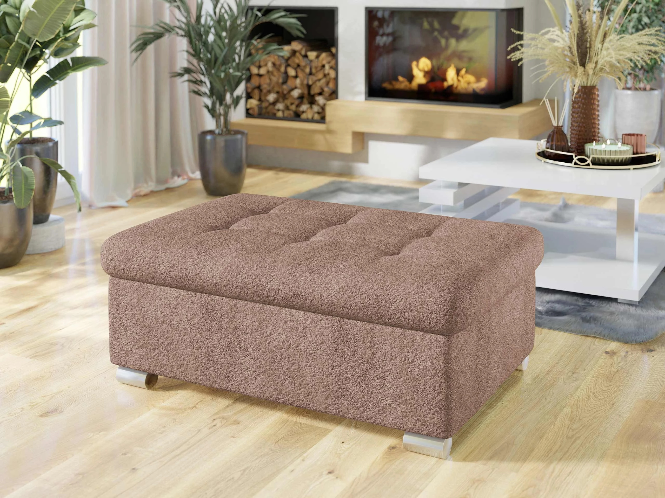 Banc rembourré Comfivo Gemma I (Coral 45)