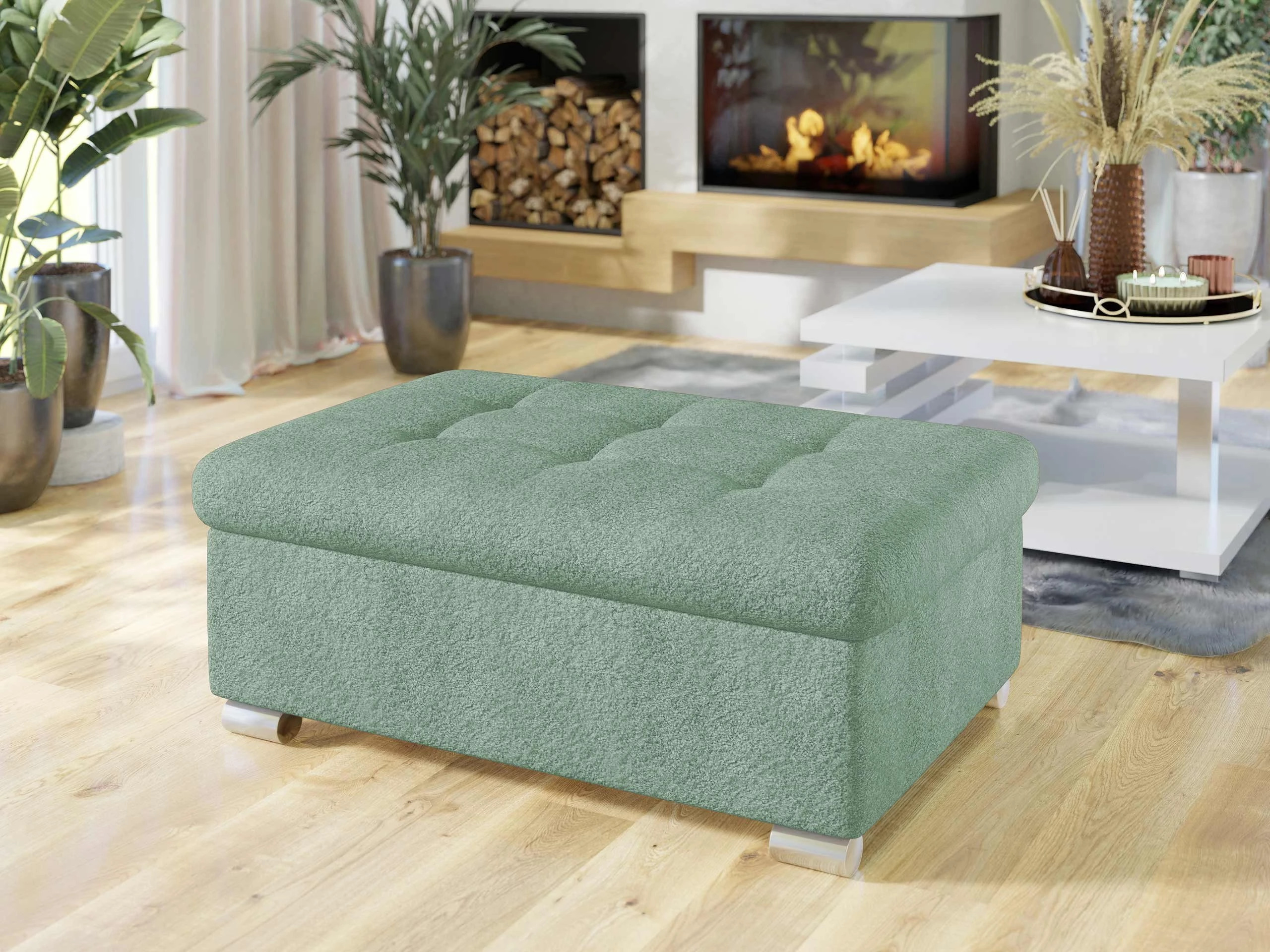 Banc rembourré Comfivo Gemma I (Coral 55)