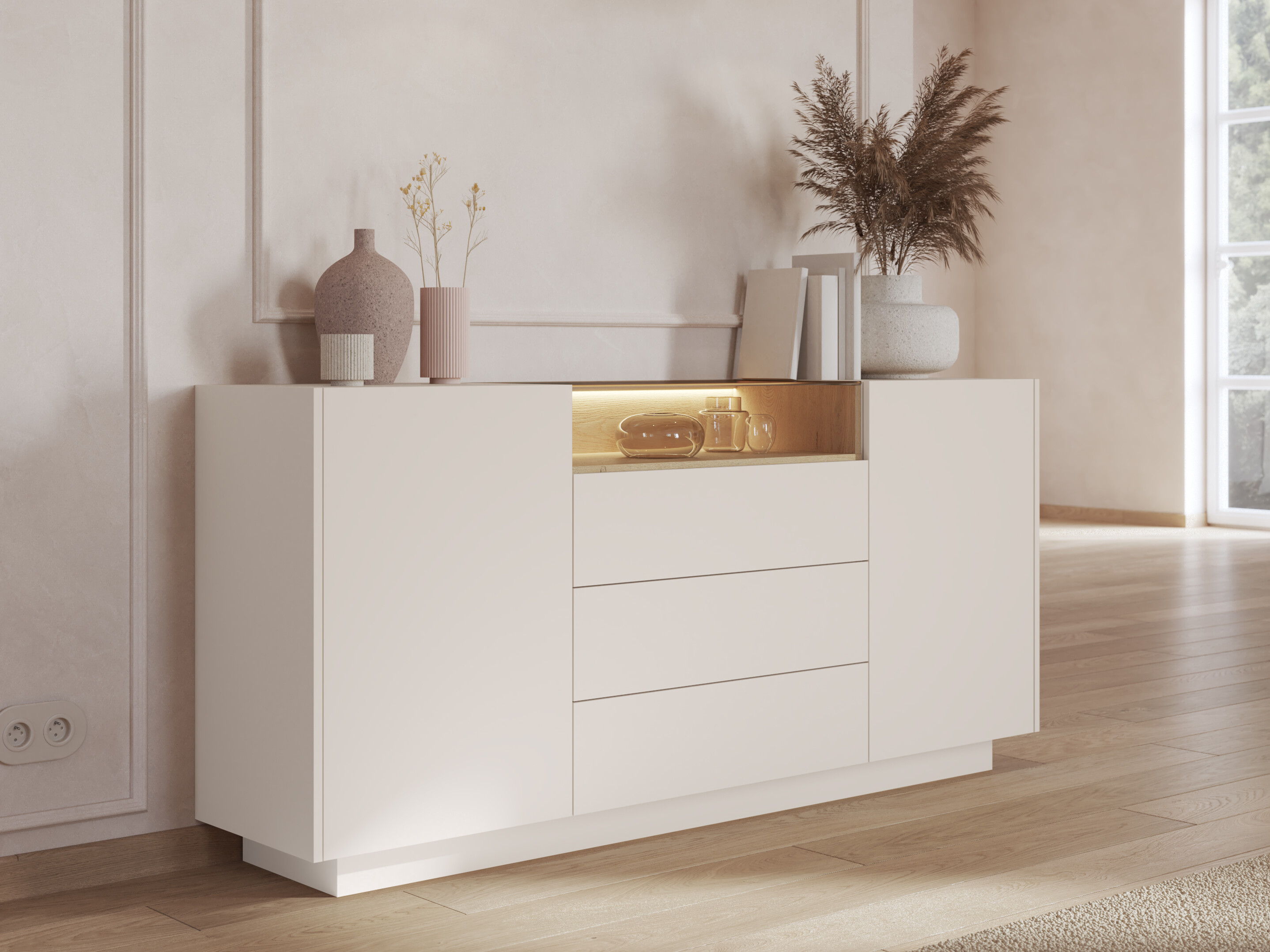 Commode Salmeli 100 (Beige)