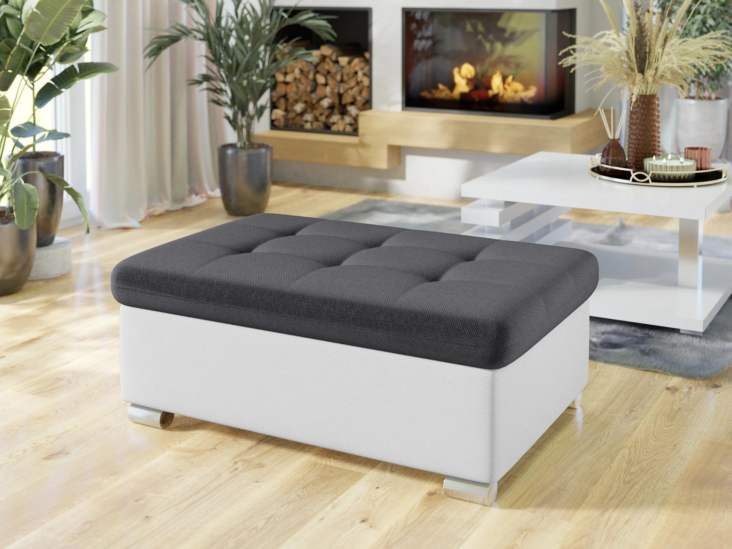 Banc rembourré Comfivo Gemma I (Soft 017 + Kronos 22)