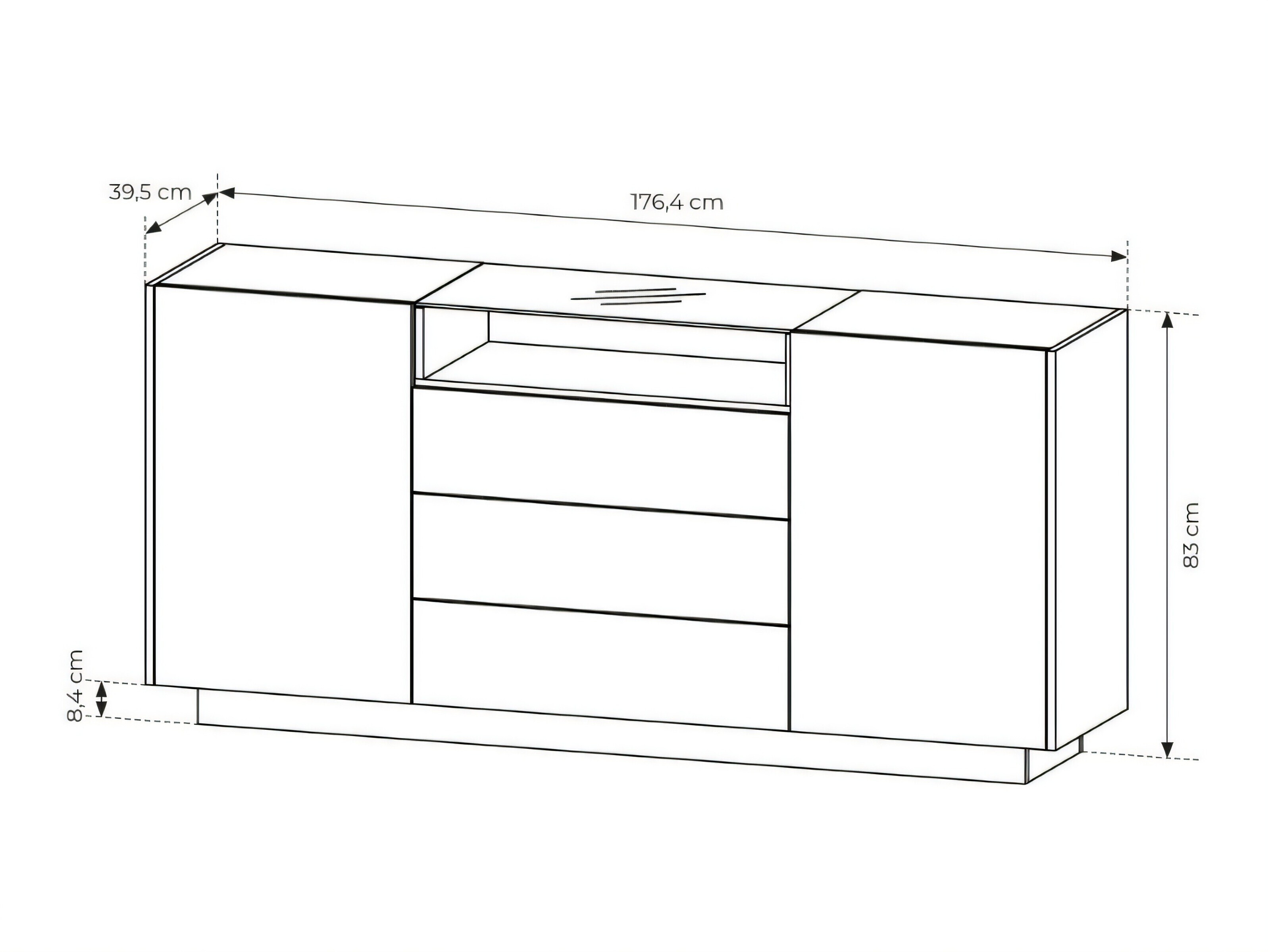 Commode Salmeli 100 (Beige)