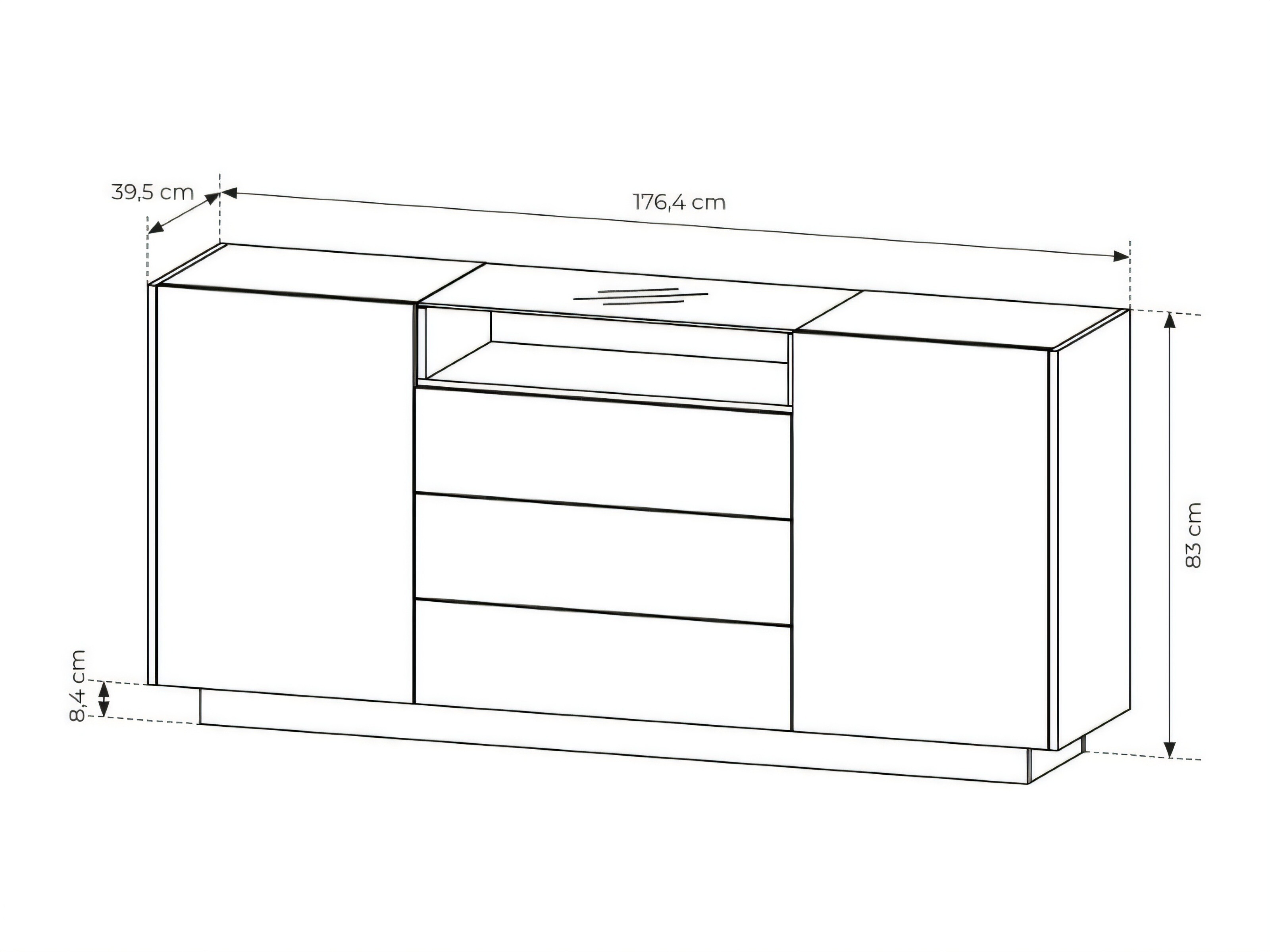 Commode Salmeli 100 (Cappuccino)