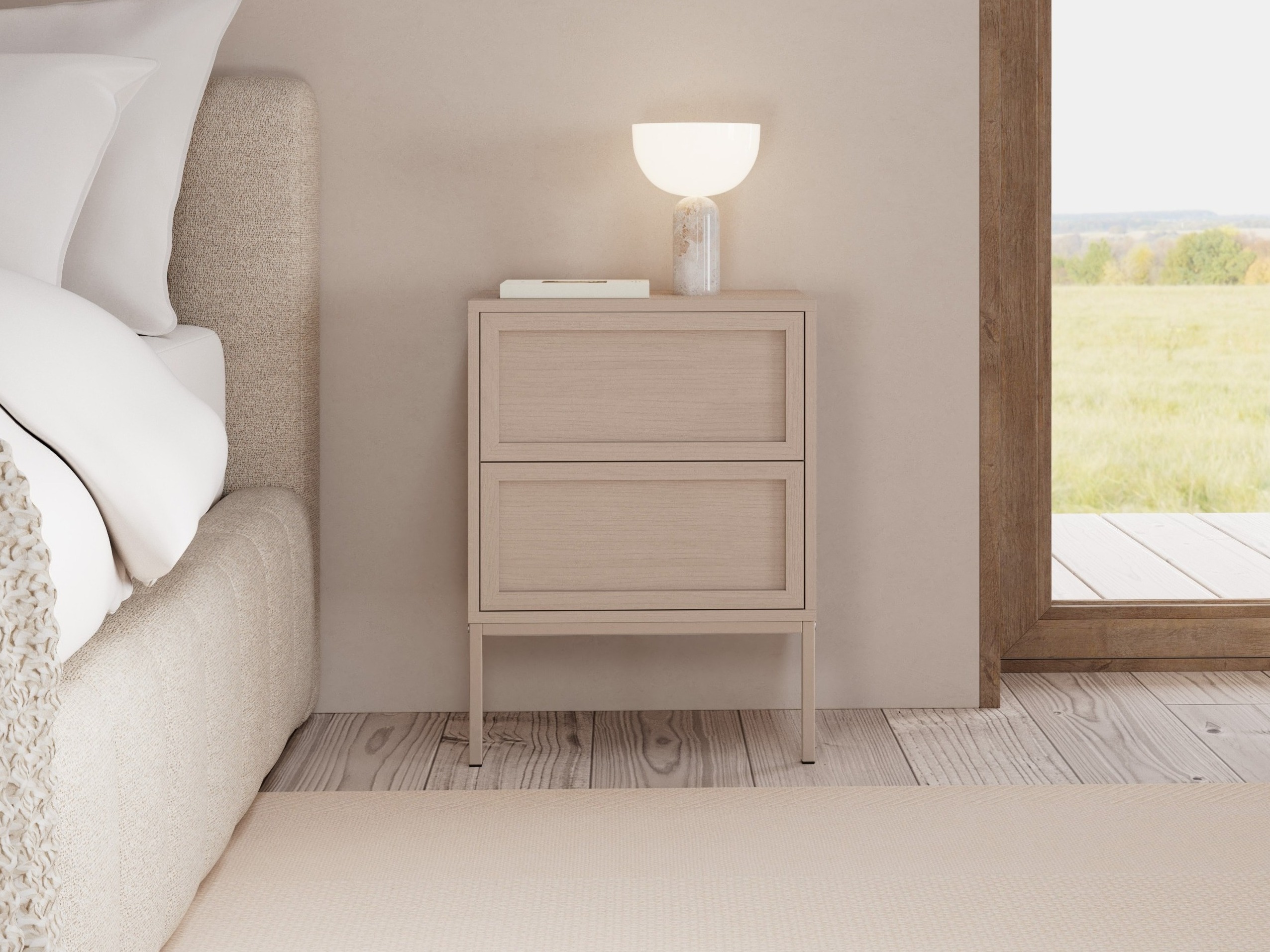 Table de chevet Norsica 1050 (Gris)