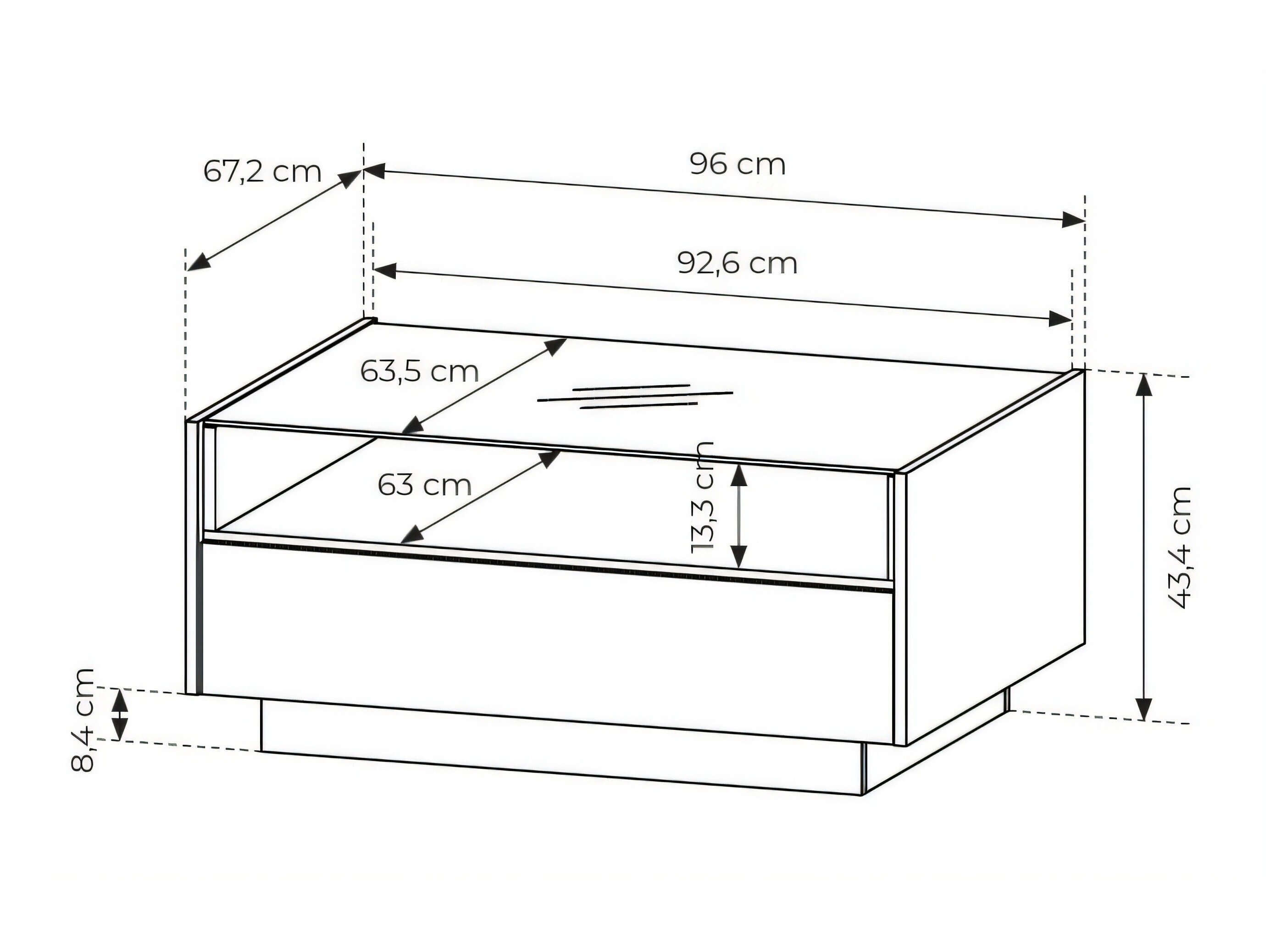 Table basse Salmeli 103 (Cappuccino)