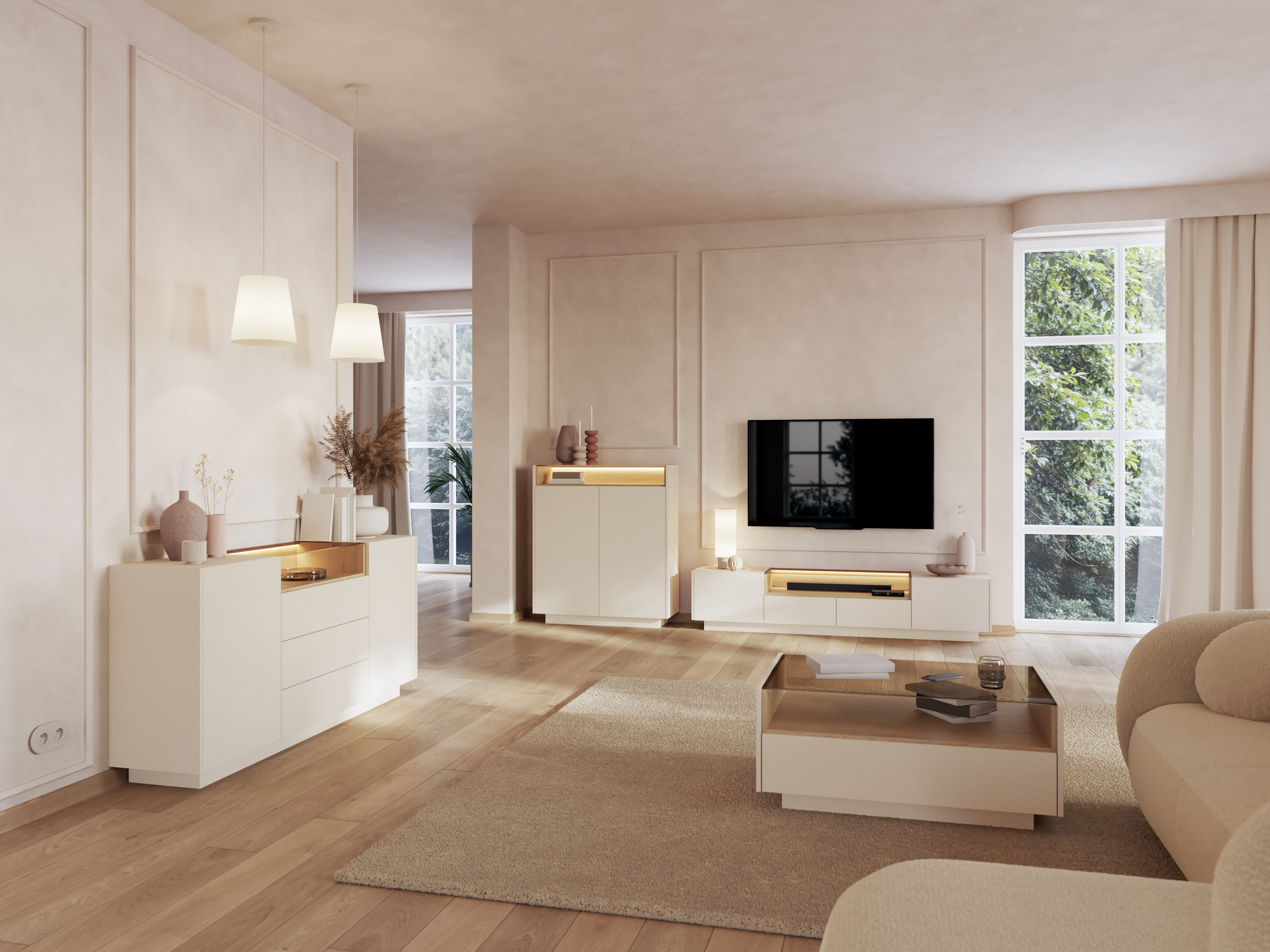 Buffet Salmeli 105 (Beige)