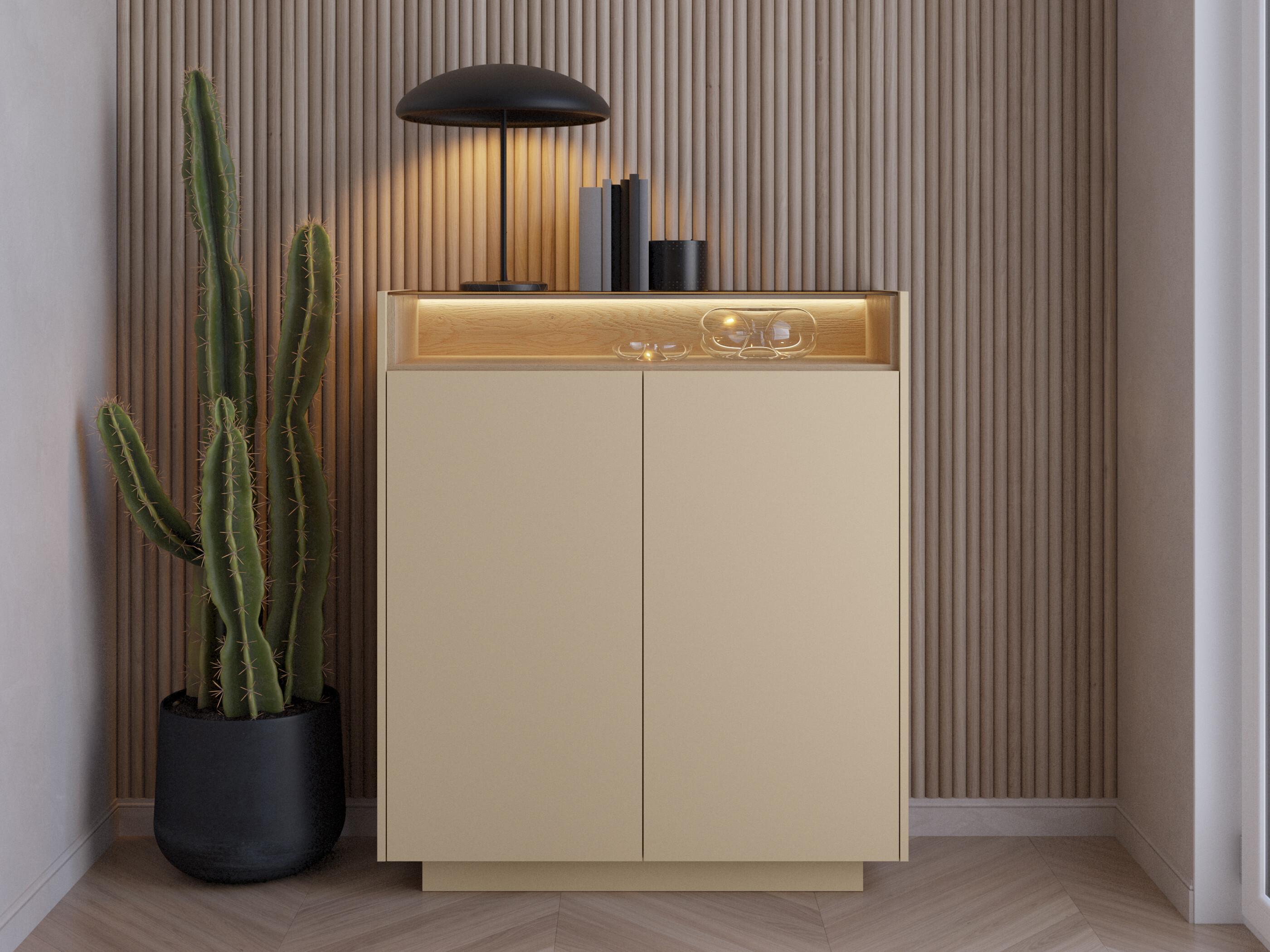 Buffet Salmeli 105 (Cappuccino)
