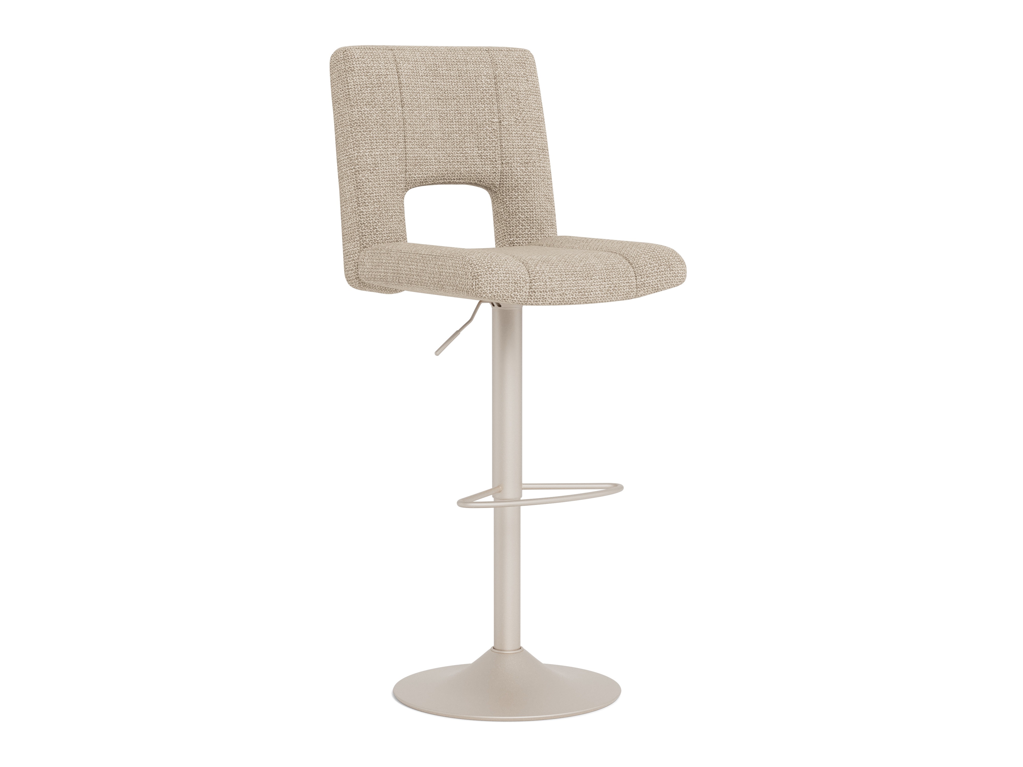Chaise de bar mi-hauteur Norsica 678 (Beige)