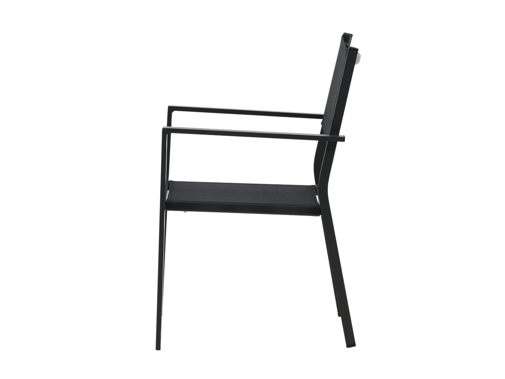 Chaise de jardin Dallas 746 (Noir + Gris clair)