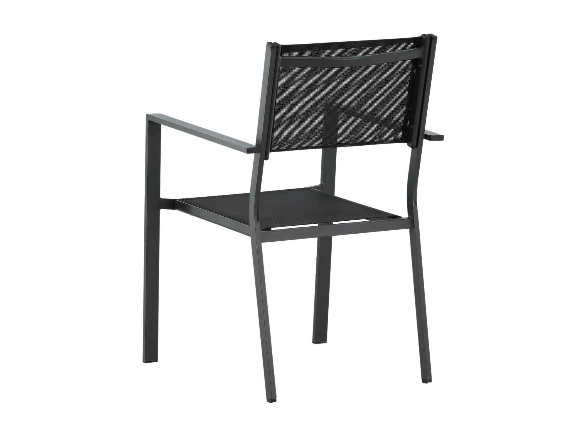 Chaise de jardin Dallas 746 (Noir + Gris clair)