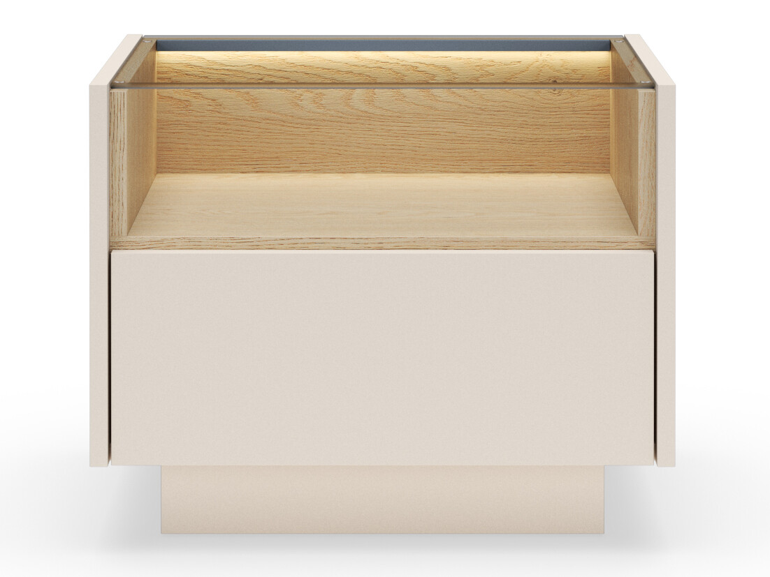 Table de chevet Salmeli 104 (Beige)