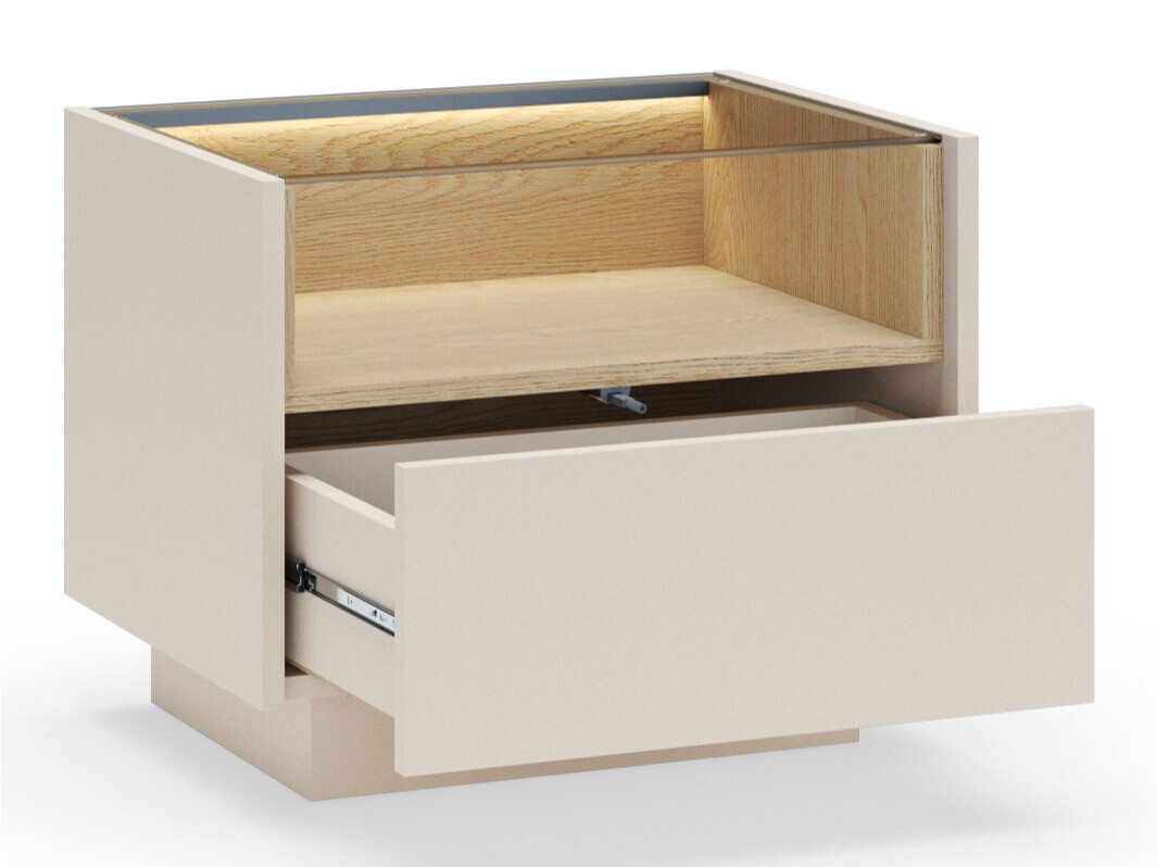 Table de chevet Salmeli 104 (Beige)