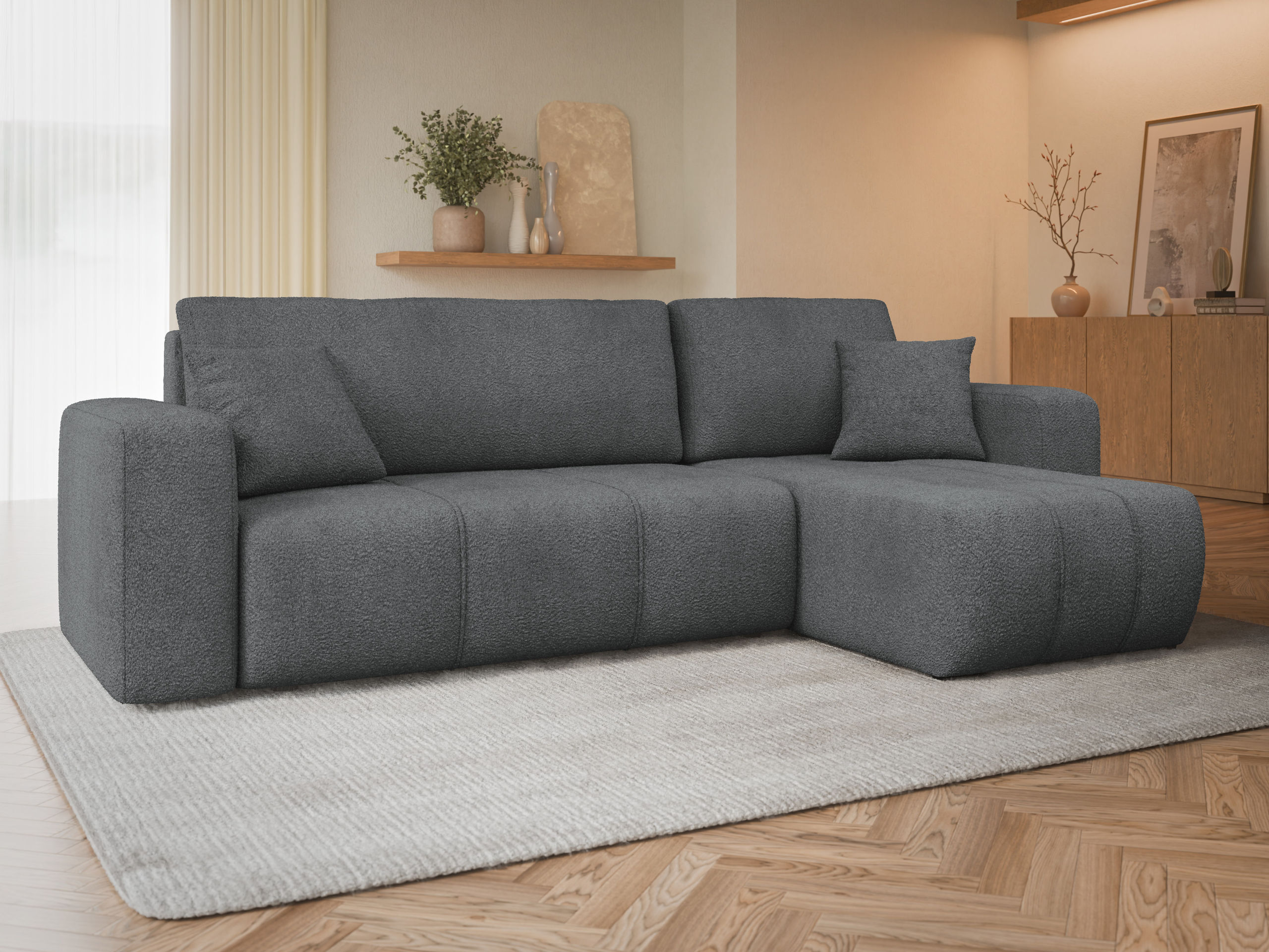 Canapé d'angle Comfivo Laurus (Coral 80)