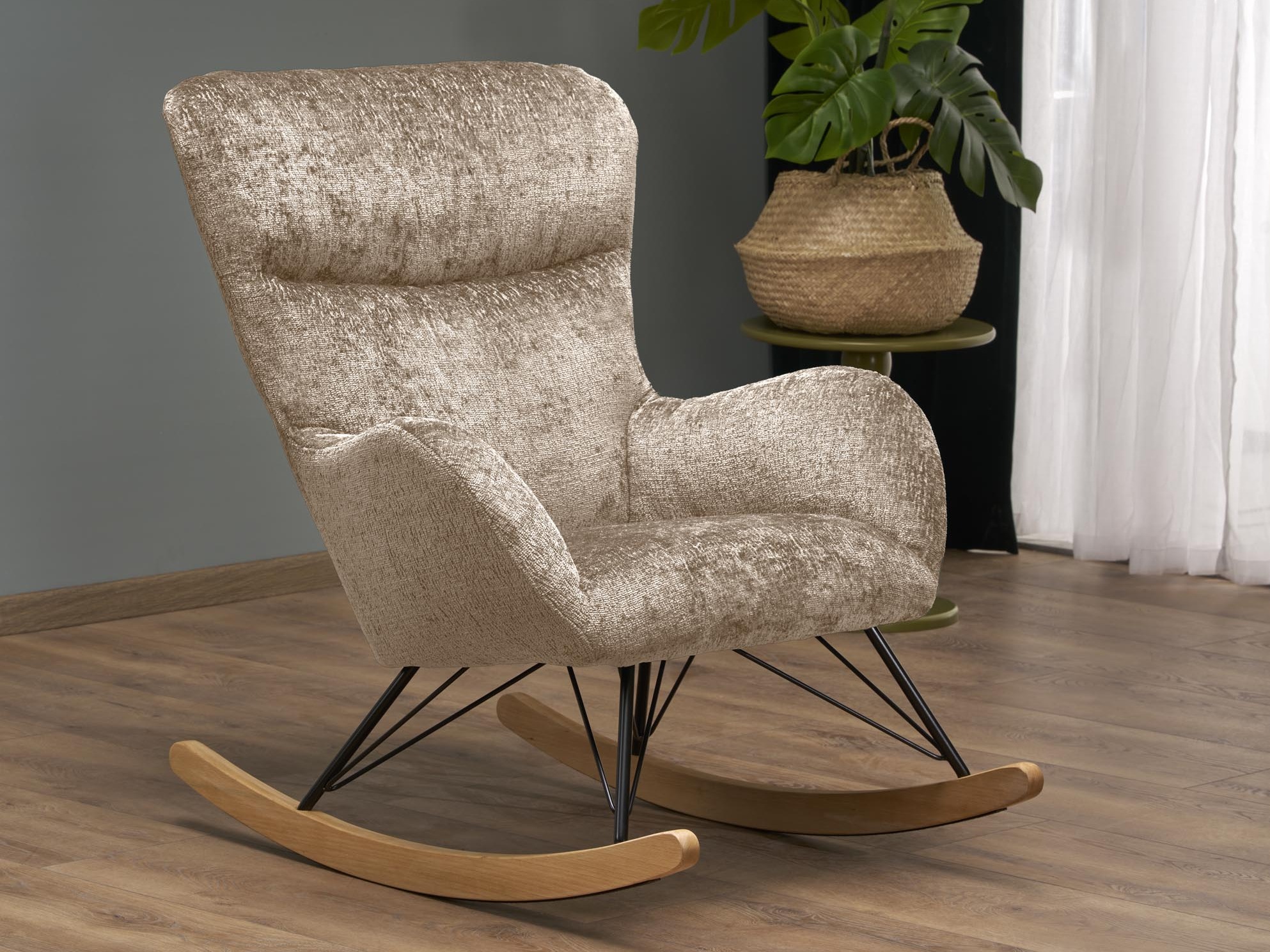 Chaise à bascule Houston 1594 (Beige)