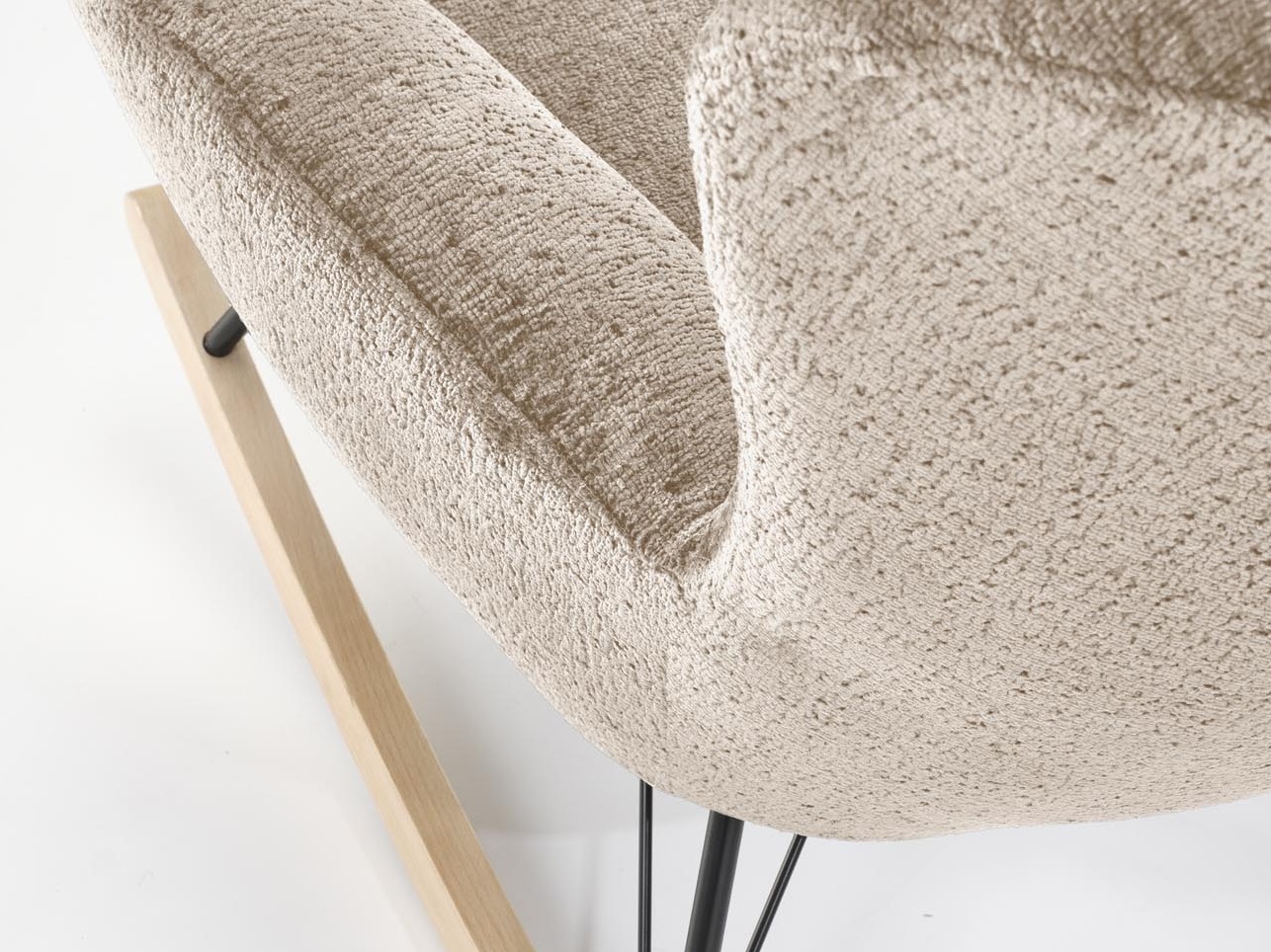 Chaise à bascule Houston 1594 (Beige)