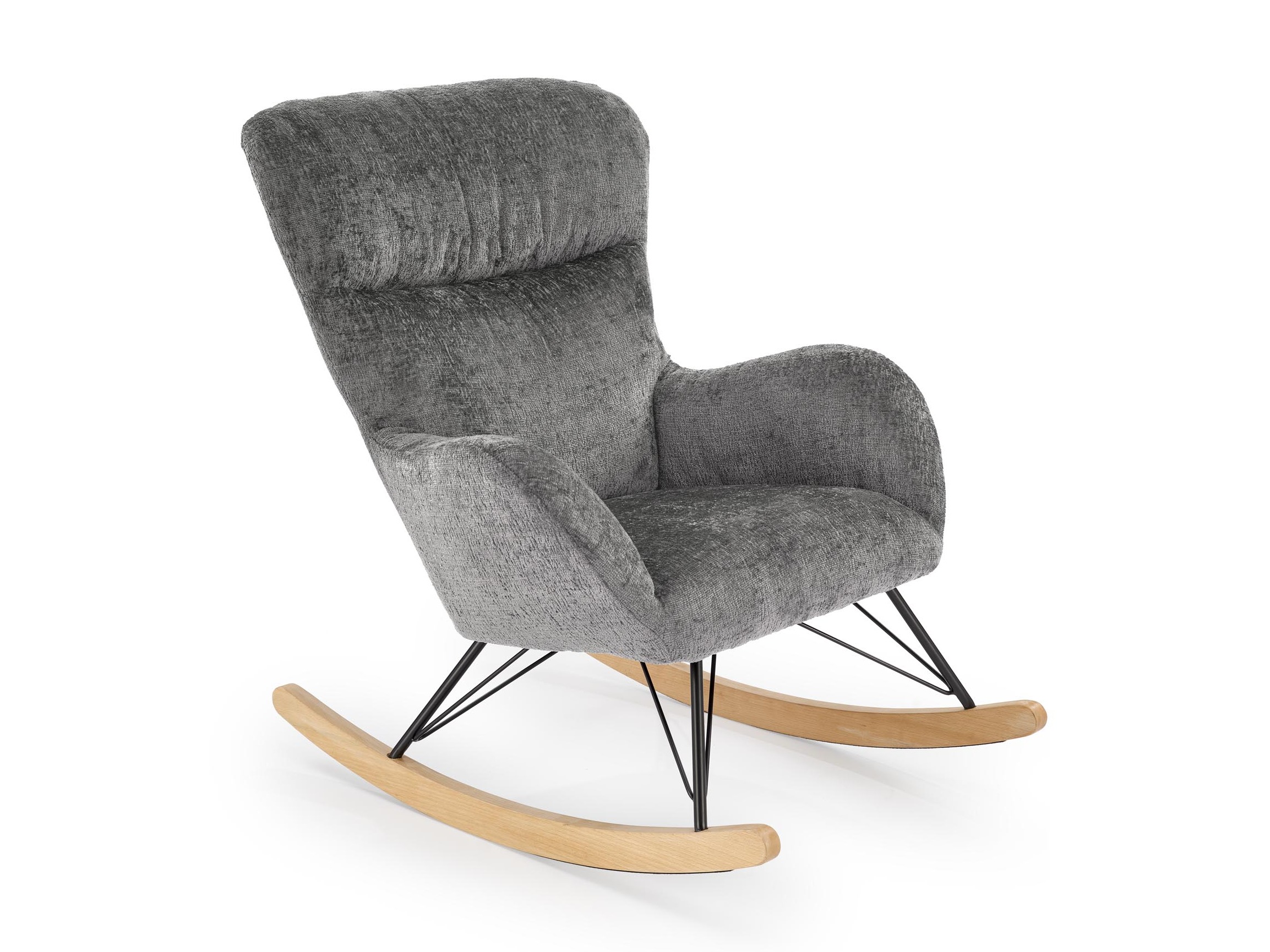 Chaise à bascule Houston 1594 (Gris)