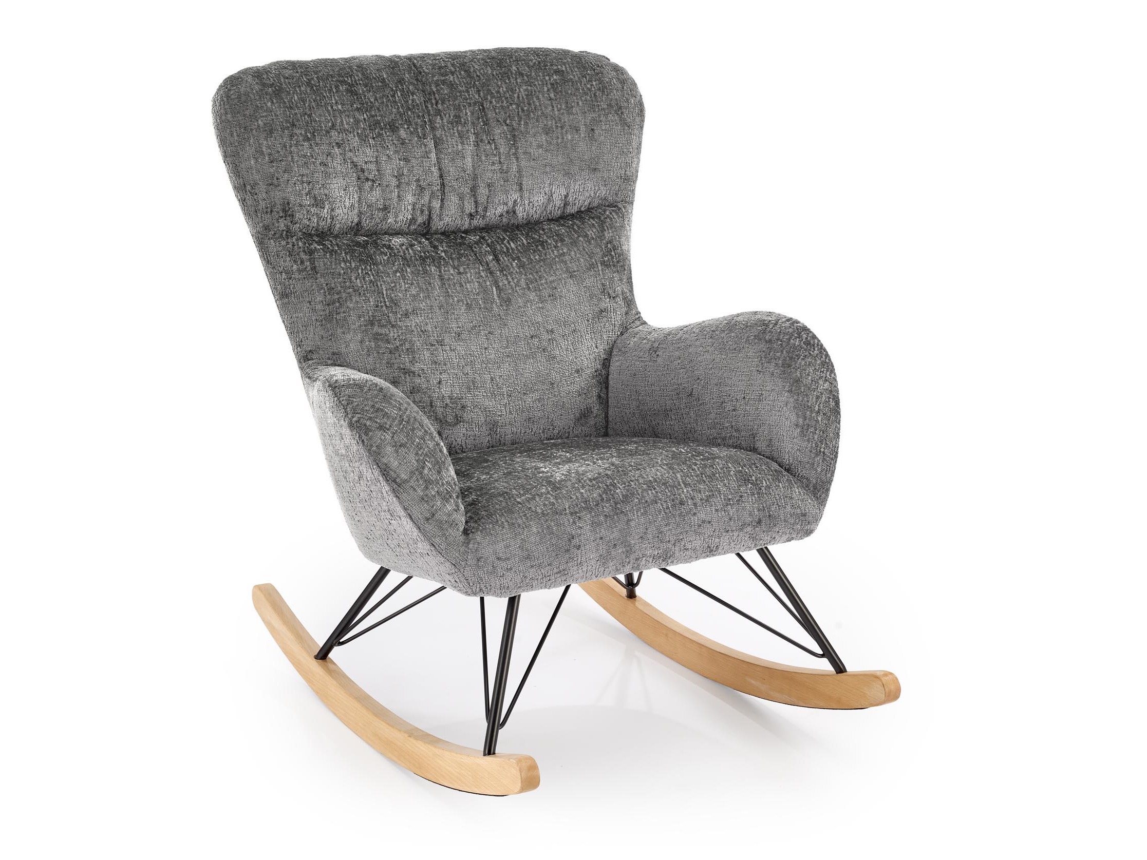 Chaise à bascule Houston 1594 (Gris)