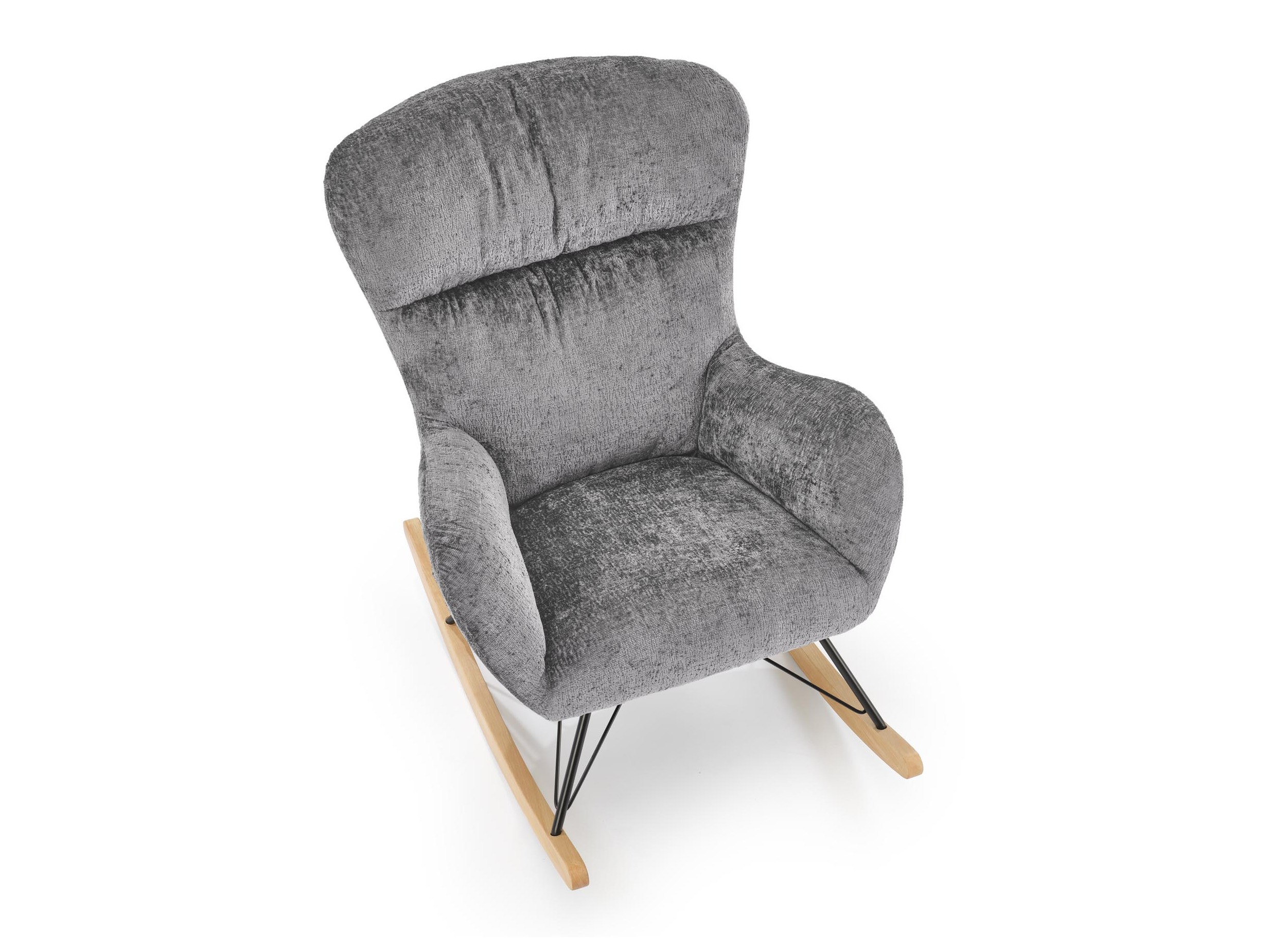 Chaise à bascule Houston 1594 (Gris)