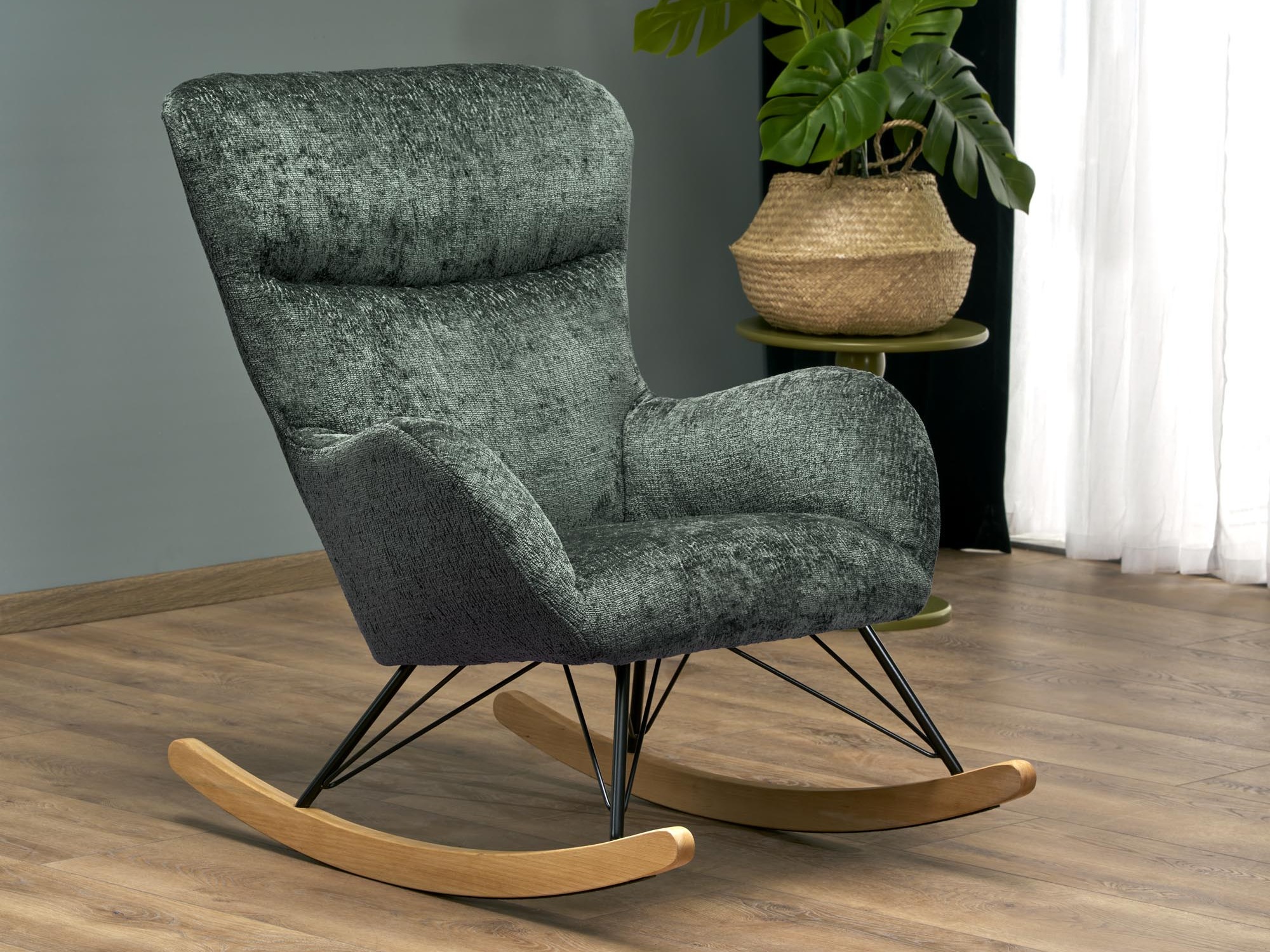 Chaise à bascule Houston 1594 (Vert)