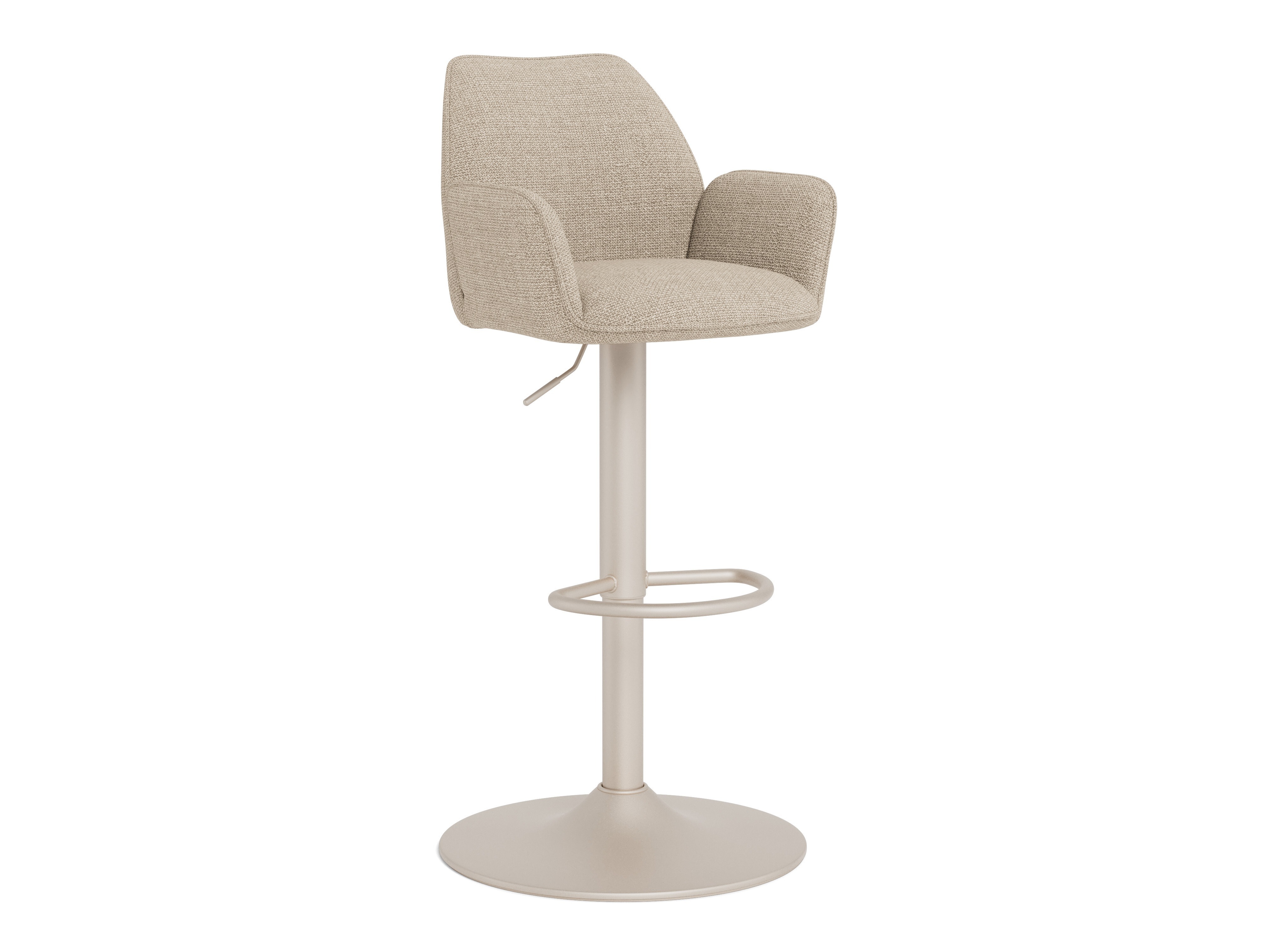 Chaise de bar mi-hauteur Norsica 1094 (Beige)