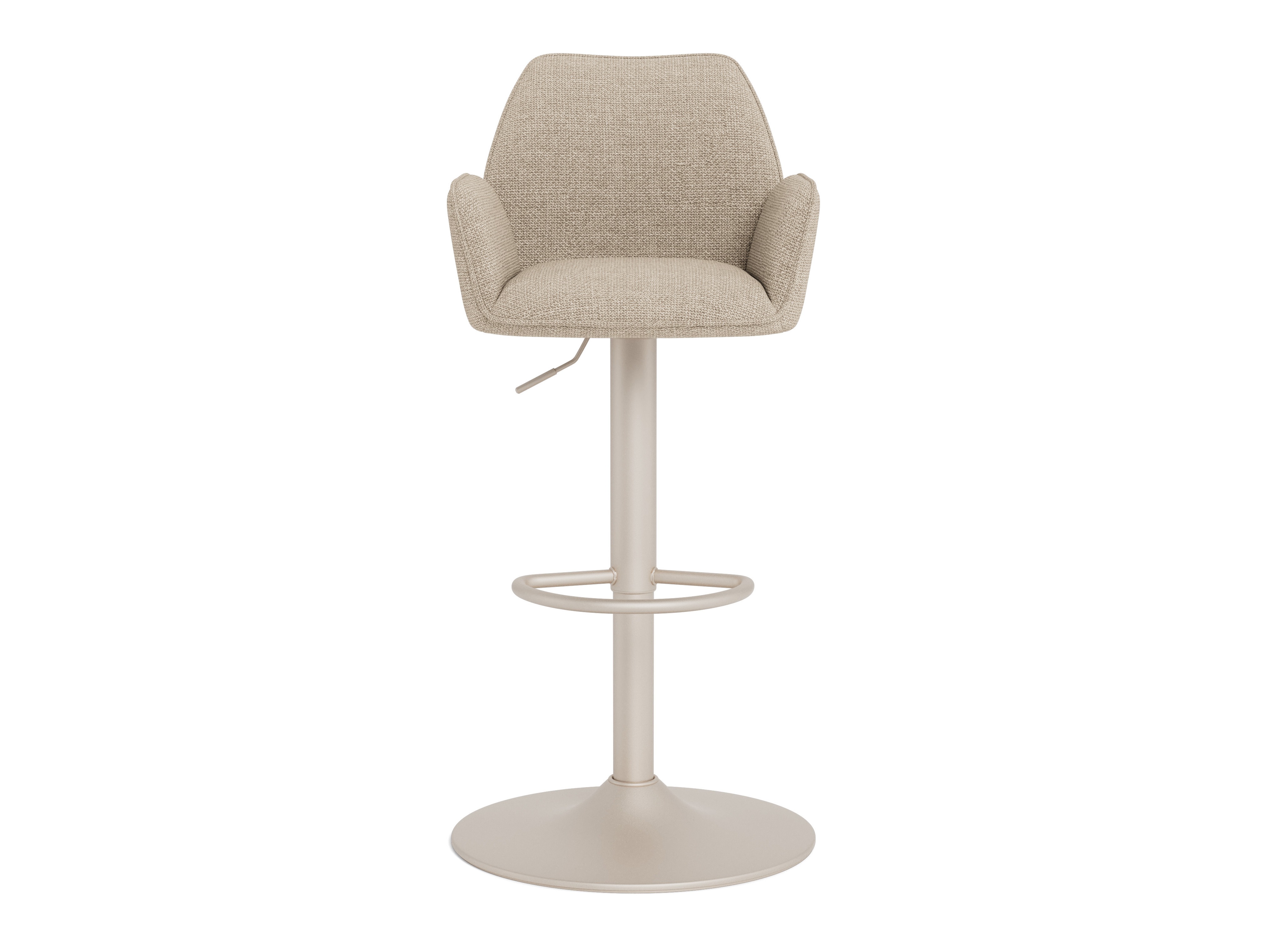 Chaise de bar mi-hauteur Norsica 1094 (Beige)