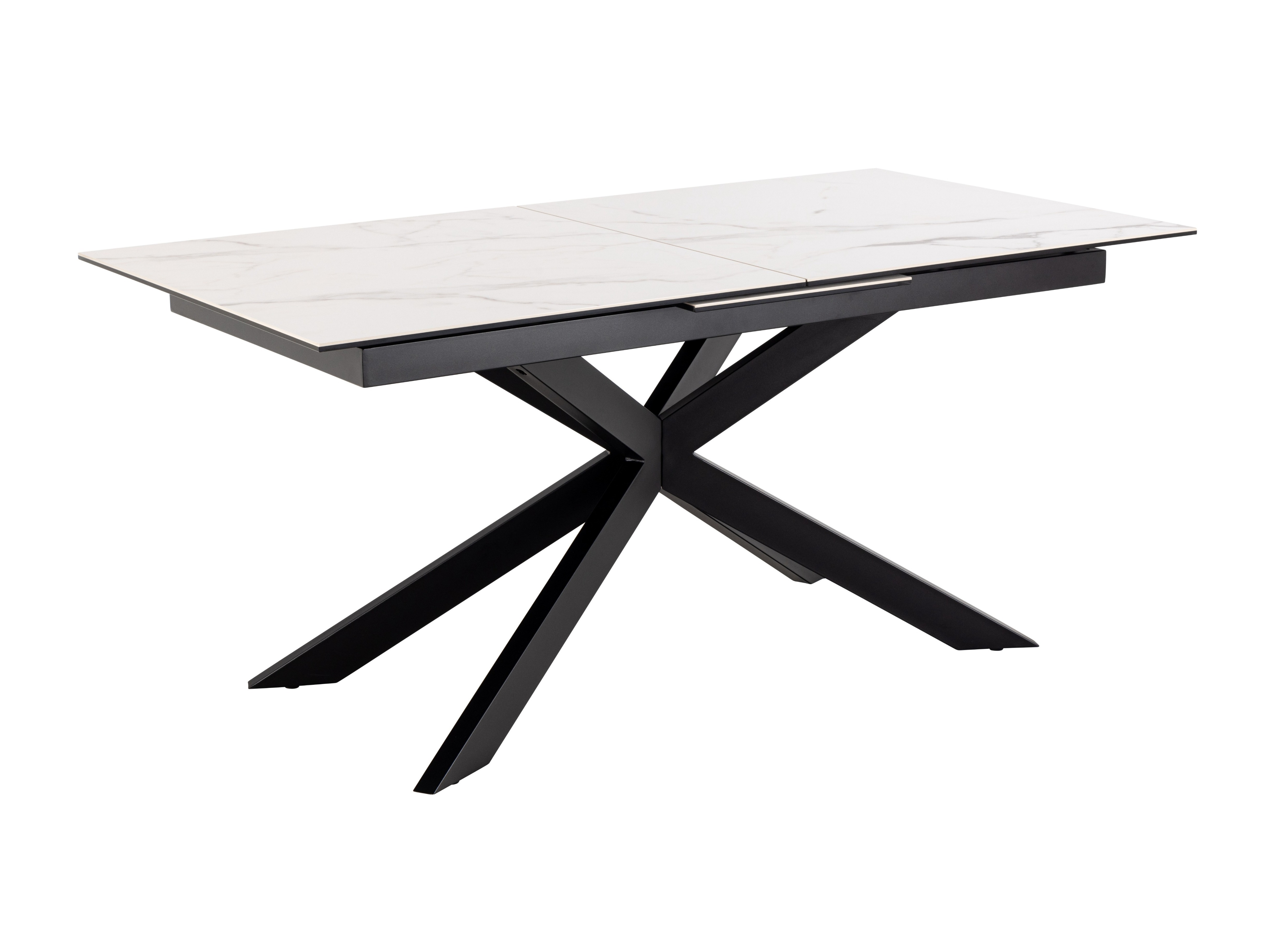 Table Norsica 685 (Marbre blanc + Noir)