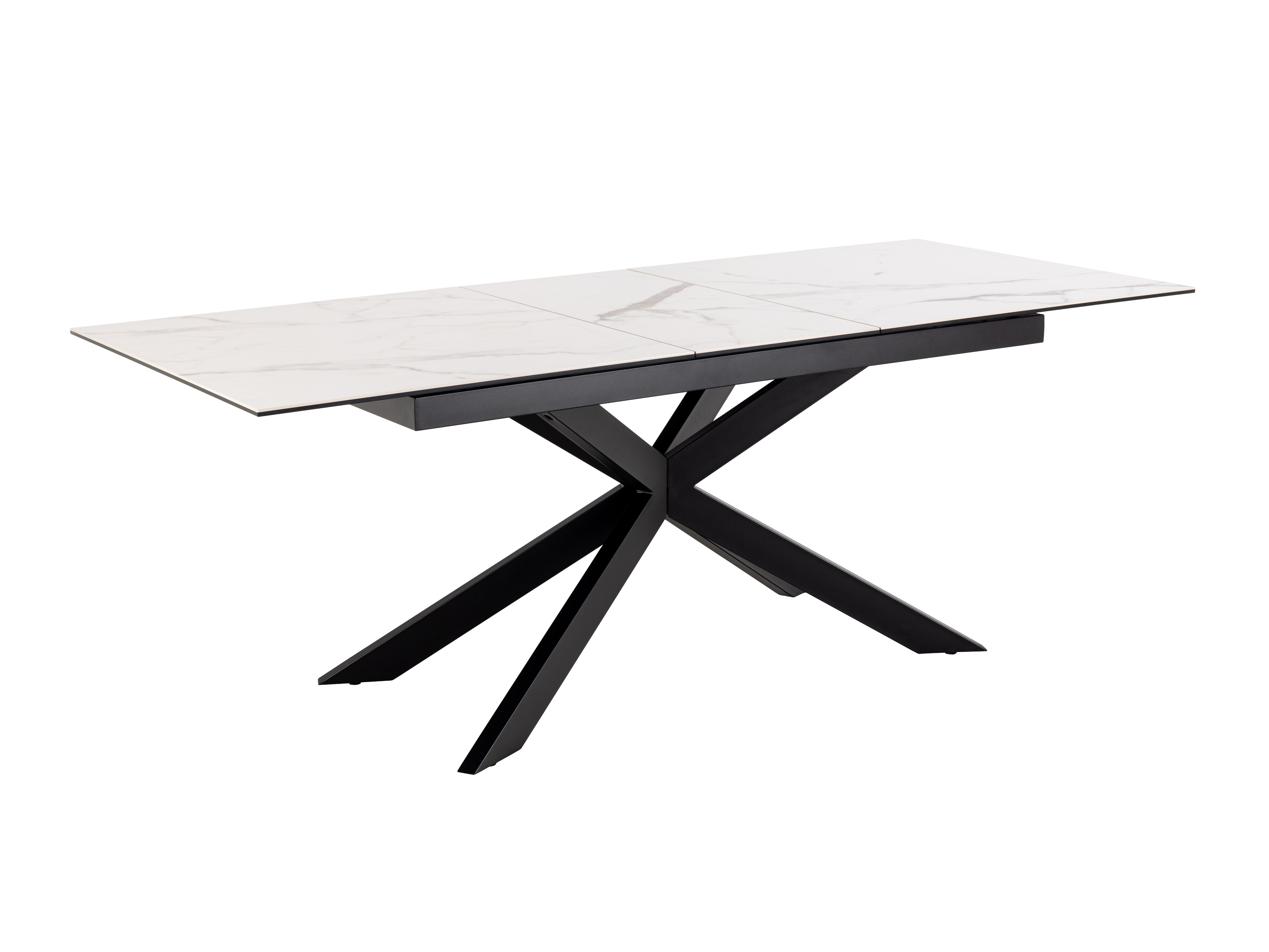 Table Norsica 685 (Marbre blanc + Noir)
