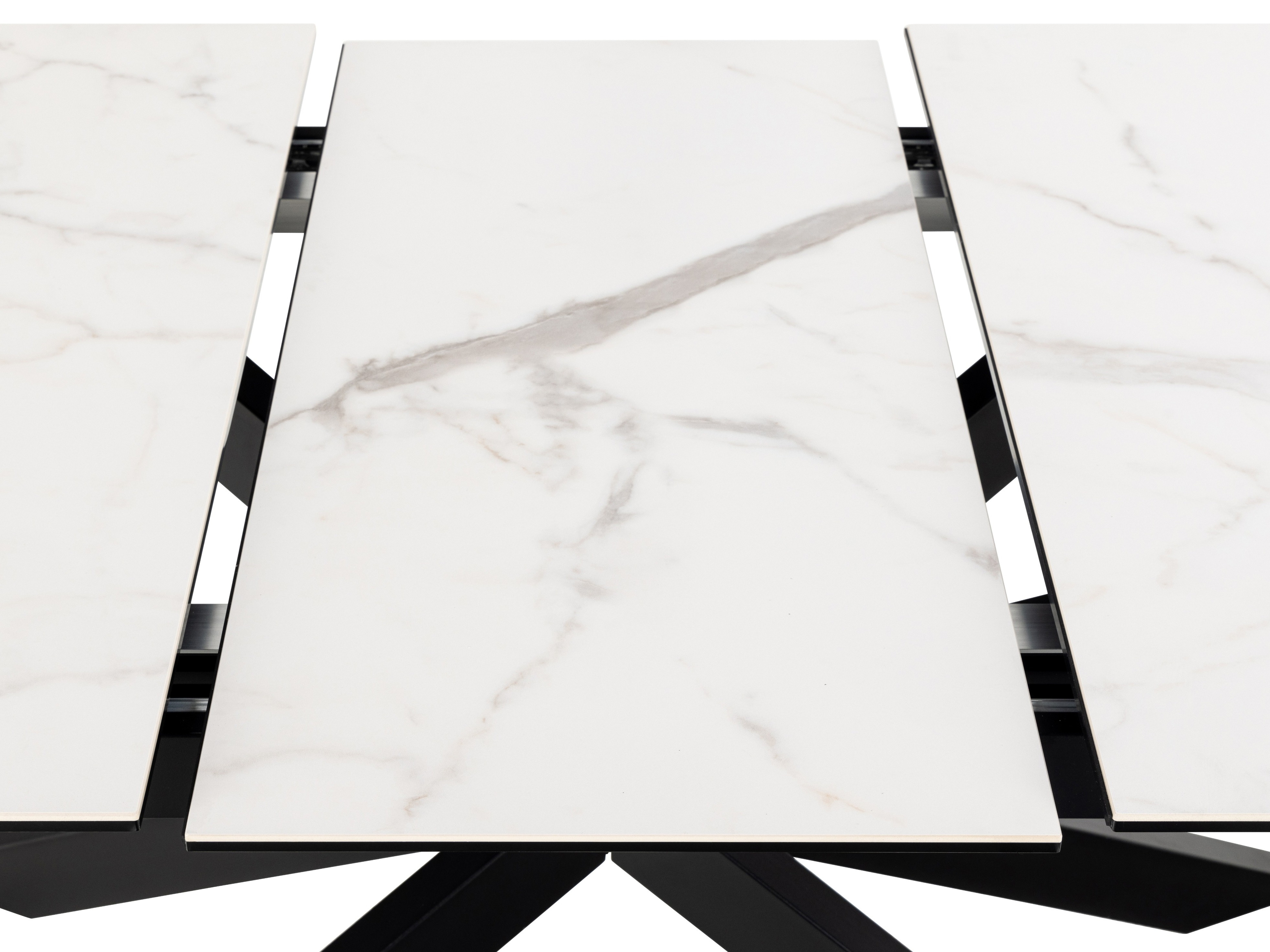 Table Norsica 685 (Marbre blanc + Noir)