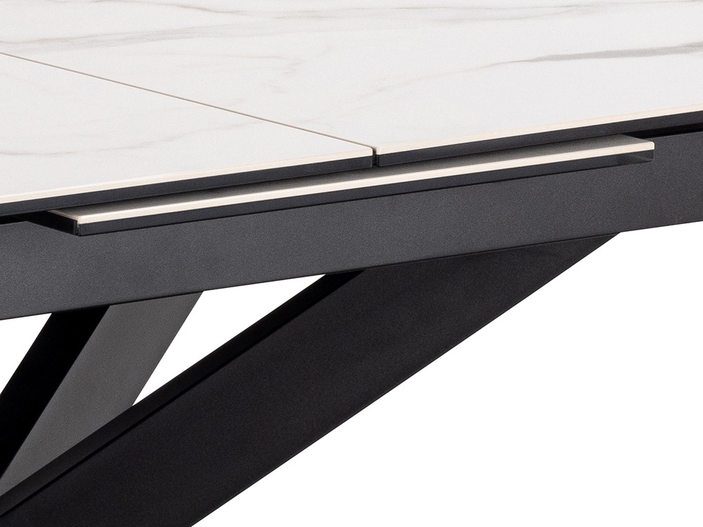 Table Norsica 685 (Marbre blanc + Noir)